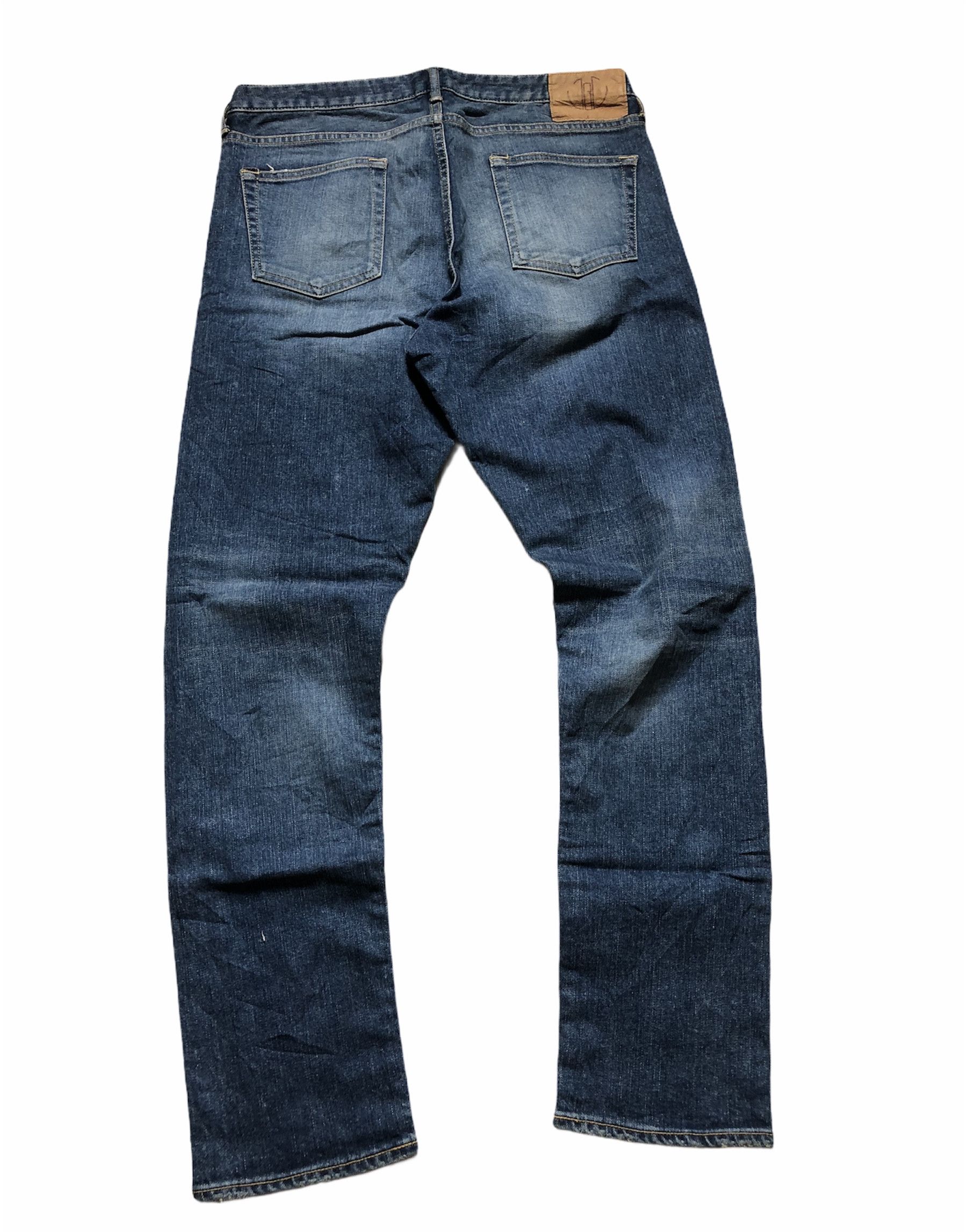 Japan Blue × Vintage Vintage Japan Blue Jeans Patchwork Denim Jeans Size US 31 - 5 Thumbnail