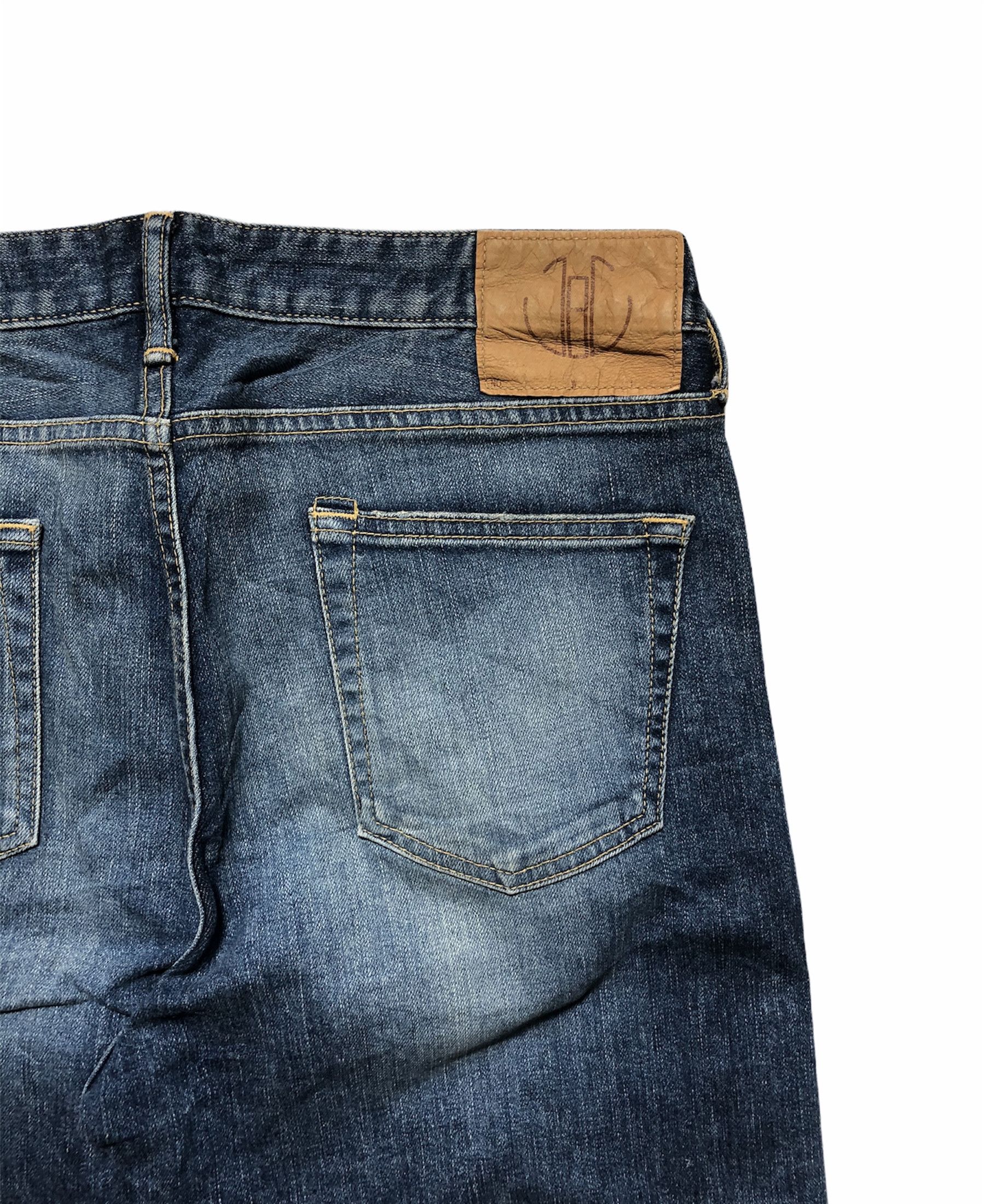 Japan Blue × Vintage Vintage Japan Blue Jeans Patchwork Denim Jeans Size US 31 - 7 Thumbnail
