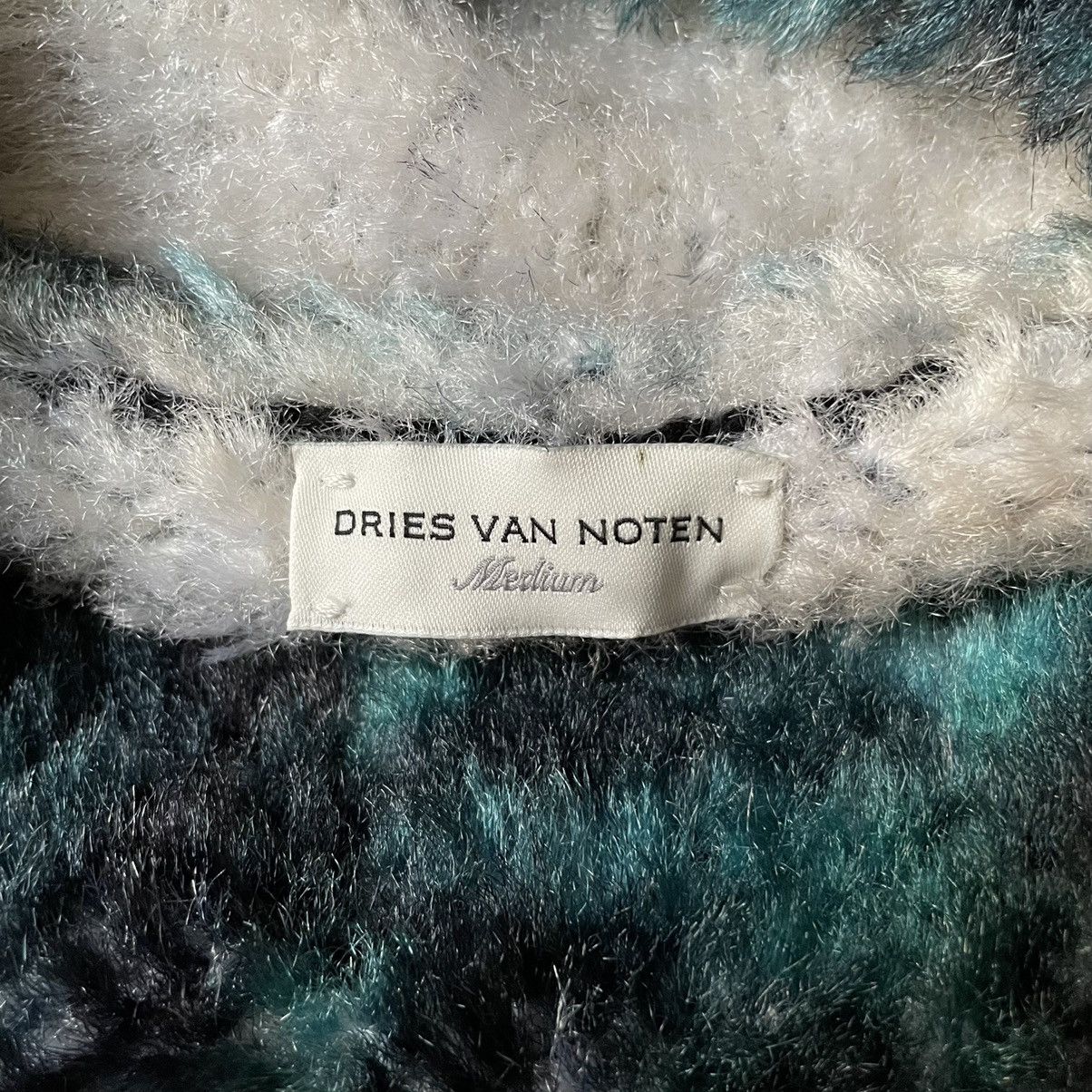 Dries Van Noten A/W 21 Sample Tie Dye Chenille Sweater Size M / US 6-8 / IT 42-44 - 3 Thumbnail