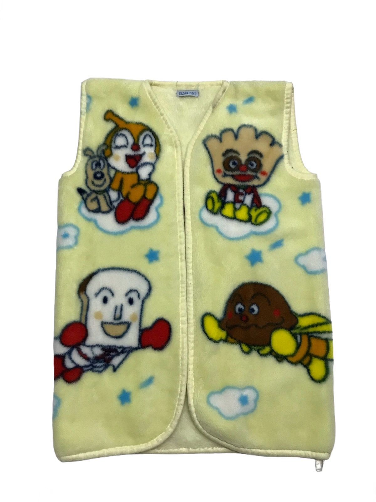 Cartoon Network × Vintage Ampanman fleece vest jacket Size S / US 4 / IT 40 - 1 Thumbnail