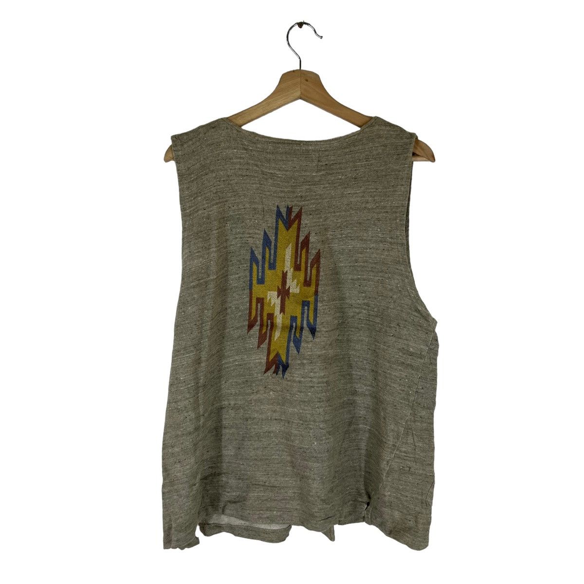 Japanese Brand VINTAGE JOURNAL STANDARD VEST NAVAJO DESIGN Size US S / EU 44-46 / 1 - 1 Thumbnail
