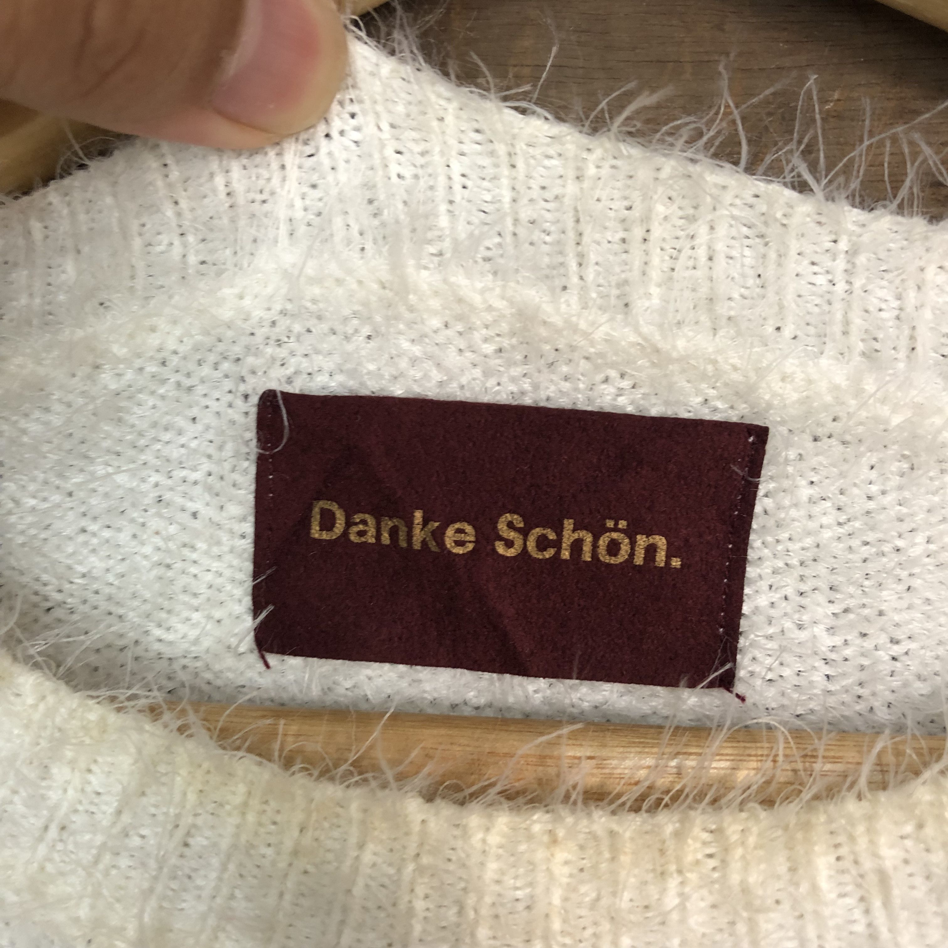 Homespun Knitwear Danke Schon Shag Shaggy Fur Mohair Knitwear #6713 Size US M / EU 48-50 / 2 - 9 Thumbnail