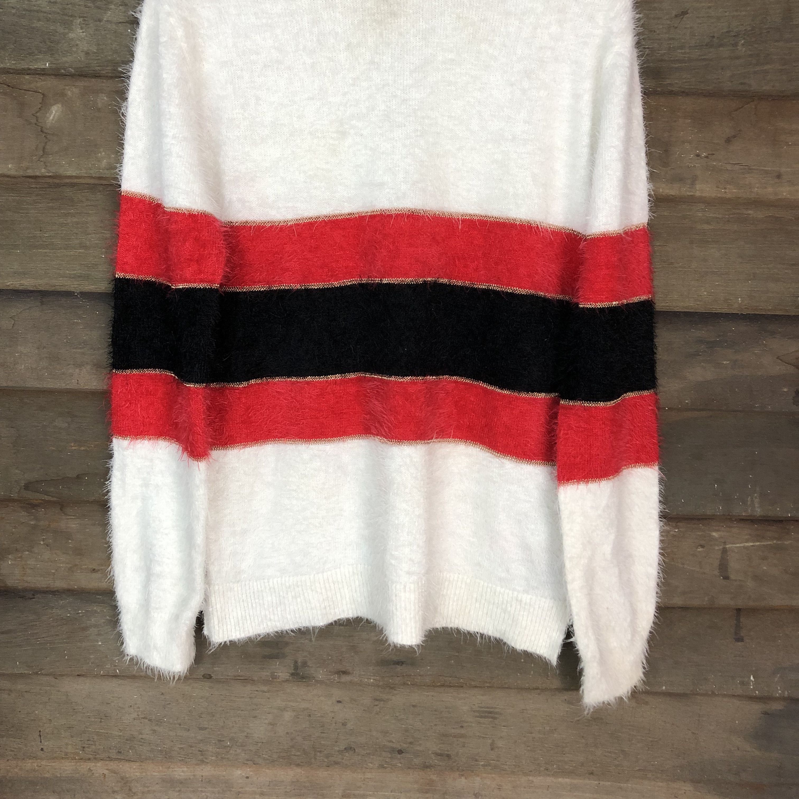 Homespun Knitwear Danke Schon Shag Shaggy Fur Mohair Knitwear #6713 Size US M / EU 48-50 / 2 - 3 Thumbnail