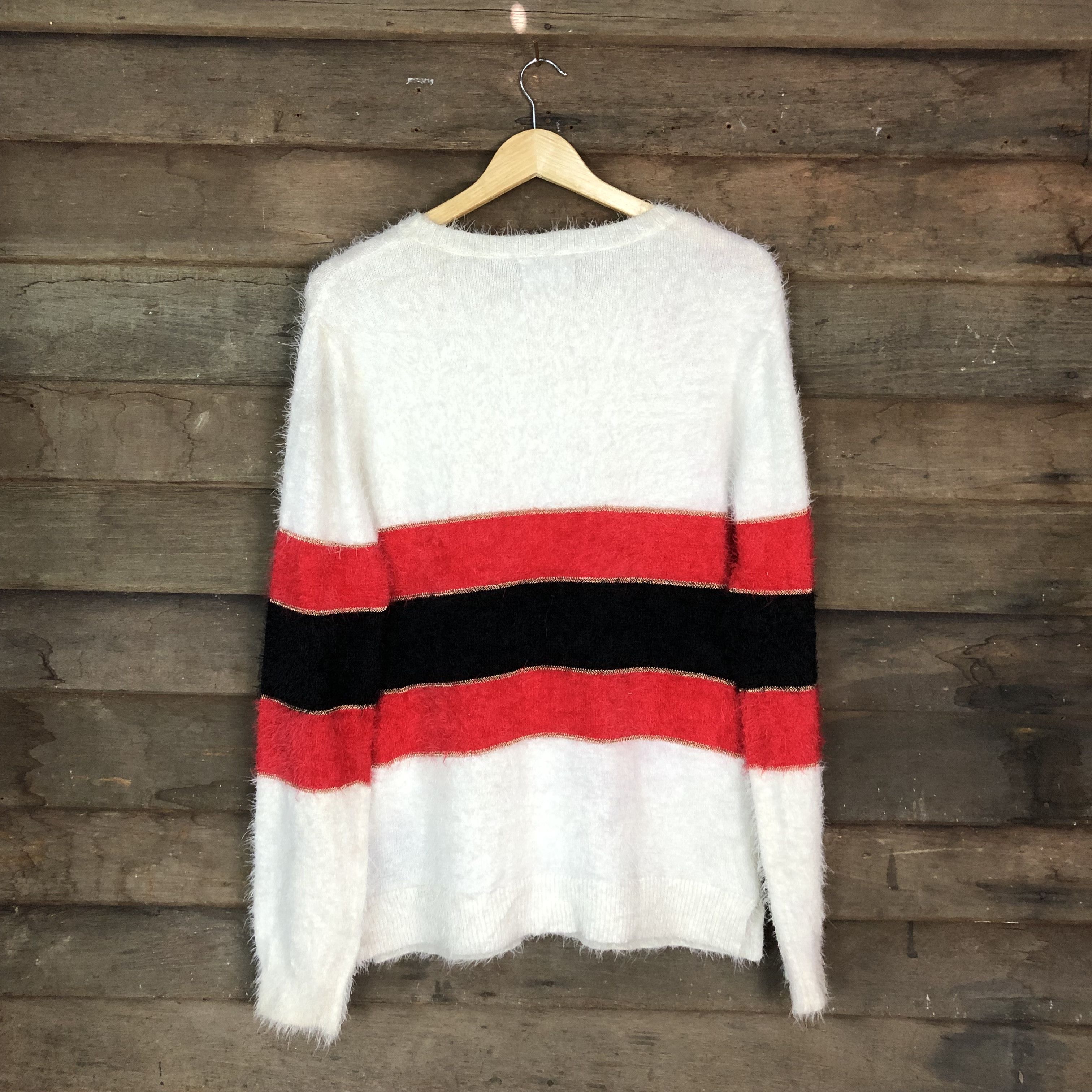 Homespun Knitwear Danke Schon Shag Shaggy Fur Mohair Knitwear #6713 Size US M / EU 48-50 / 2 - 10 Thumbnail