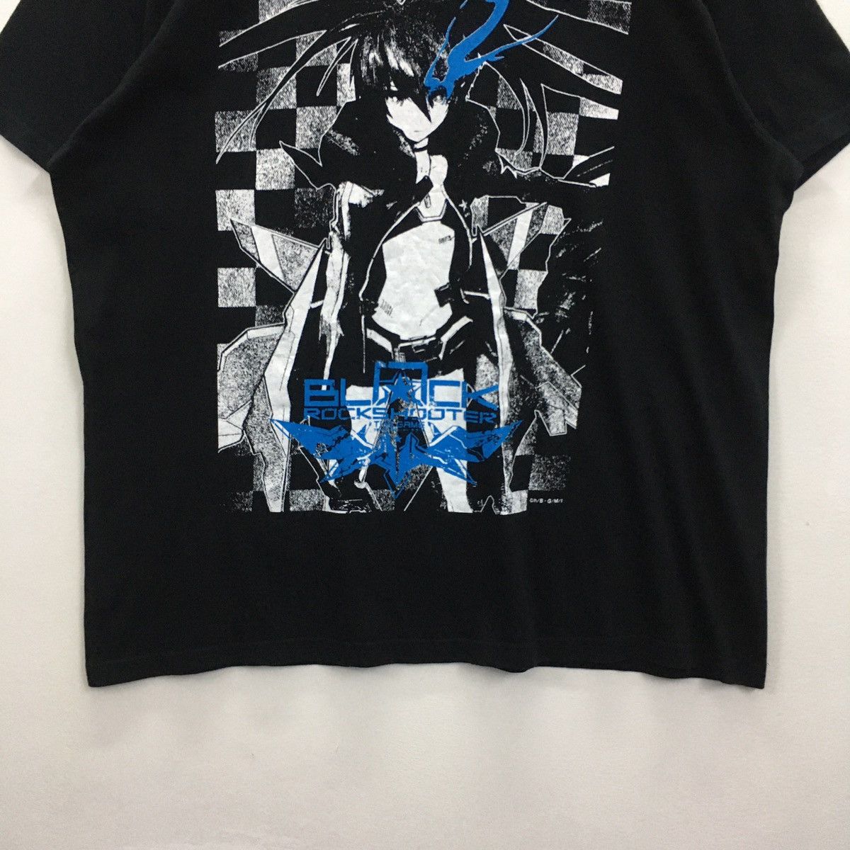 Anime × Cartoon Network × Japanese Brand Rare Anime BLACK ROCK SHOOTER Big Printed Tshirt Size US L / EU 52-54 / 3 - 6 Thumbnail
