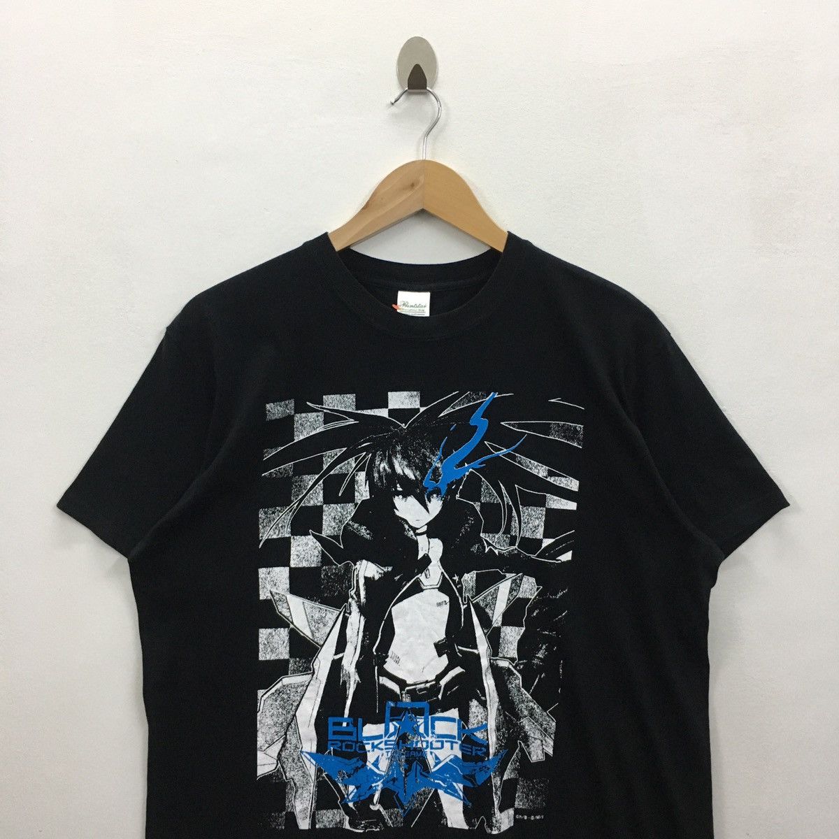 Anime × Cartoon Network × Japanese Brand Rare Anime BLACK ROCK SHOOTER Big Printed Tshirt Size US L / EU 52-54 / 3 - 5 Thumbnail