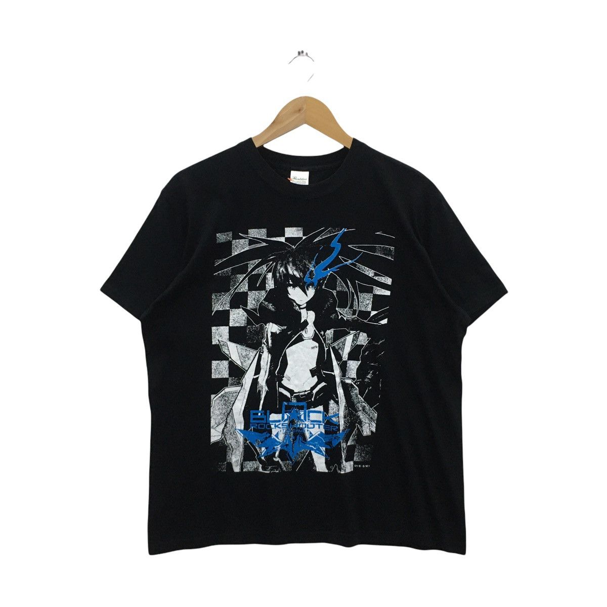 Anime × Cartoon Network × Japanese Brand Rare Anime BLACK ROCK SHOOTER Big Printed Tshirt Size US L / EU 52-54 / 3 - 1 Thumbnail