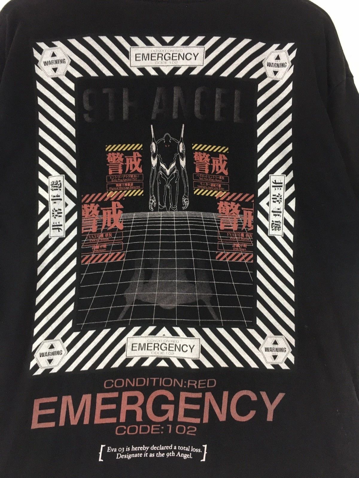Cartoon Network × Japanese Brand Rare Anime Neon Genesis Evangelion Big Printed Tshirt Size US L / EU 52-54 / 3 - 3 Thumbnail