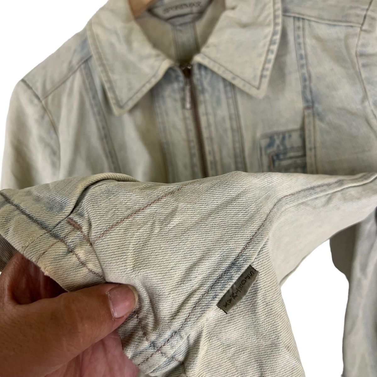 Japanese Brand VINTAGE SPORTMAX MADE IN ITALY PARACHUTE BIKER JACKET Size S / US 4 / IT 40 - 4 Thumbnail