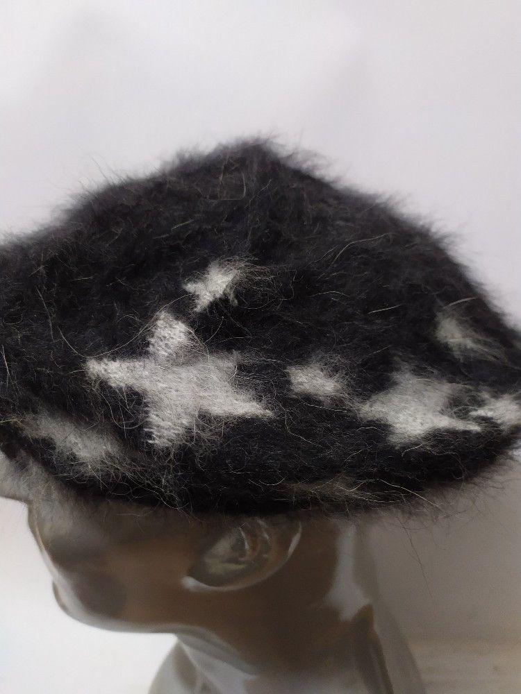 Japanese Brand 🔥Arth Japan Stars Design mohair Beret Hats Size ONE SIZE - 2 Thumbnail