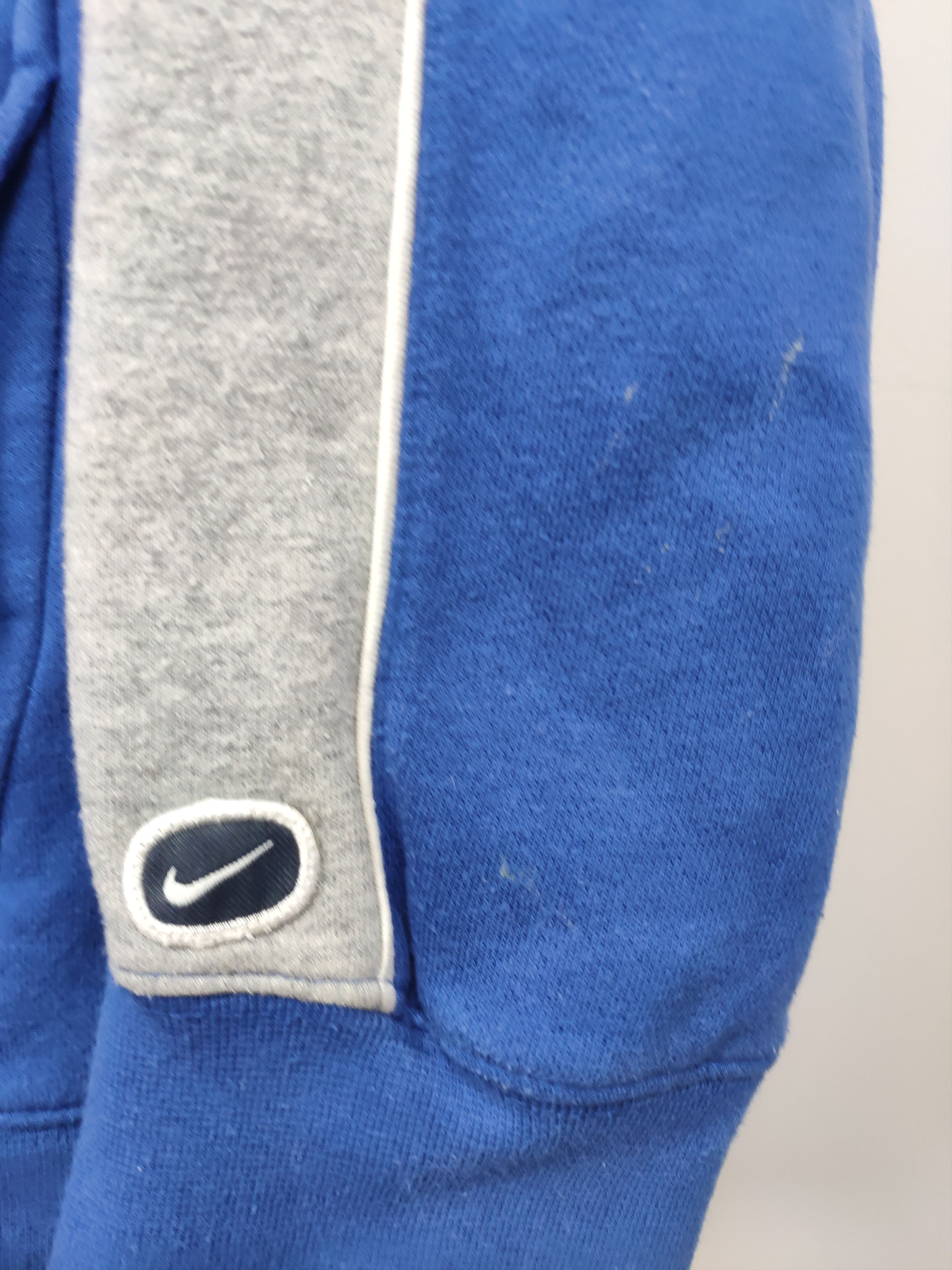 Nike × Vintage Nike vintage spellout hoodie blue sweatshirt 2000s Size US L / EU 52-54 / 3 - 3 Thumbnail
