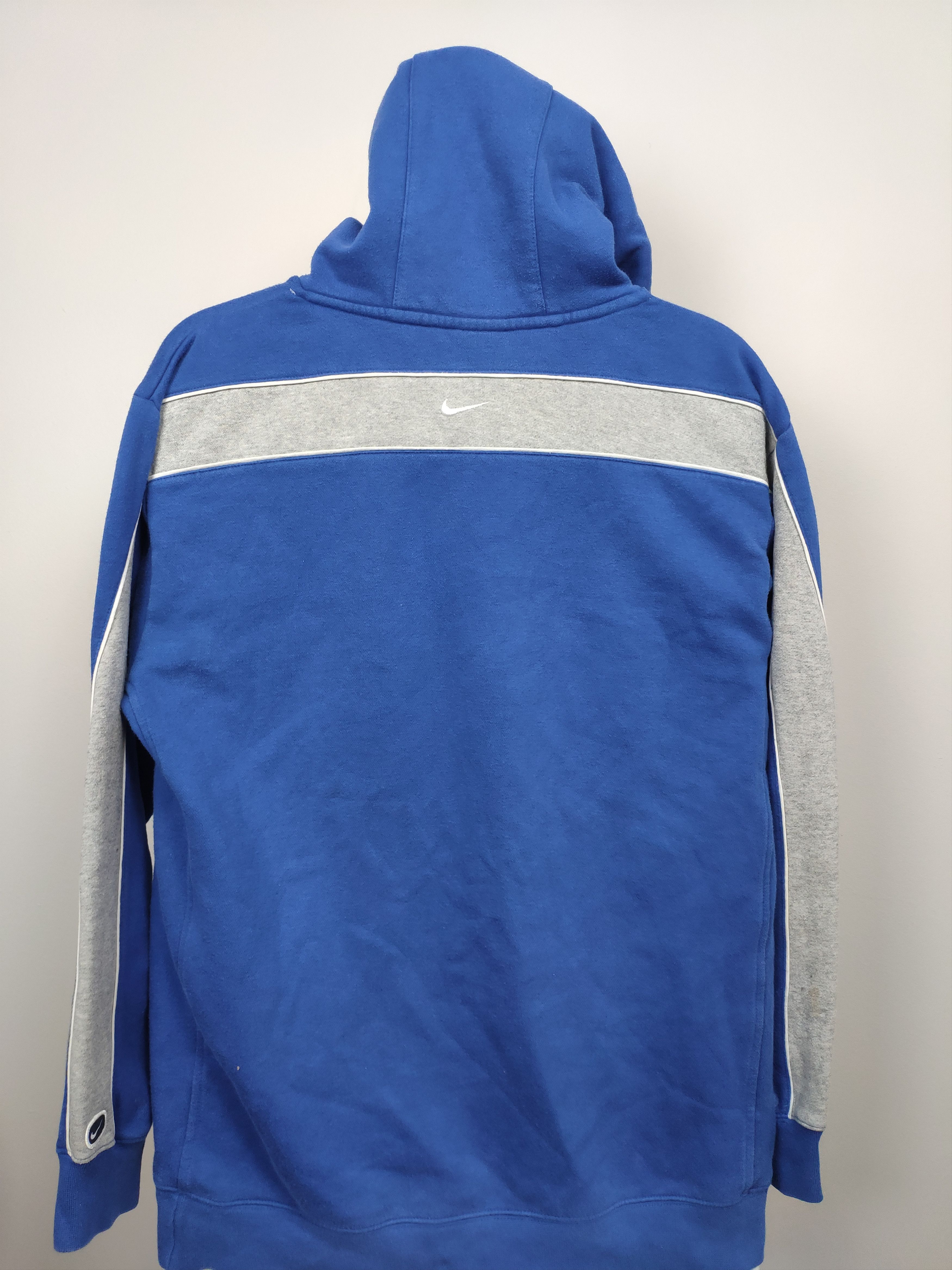 Nike × Vintage Nike vintage spellout hoodie blue sweatshirt 2000s Size US L / EU 52-54 / 3 - 7 Thumbnail