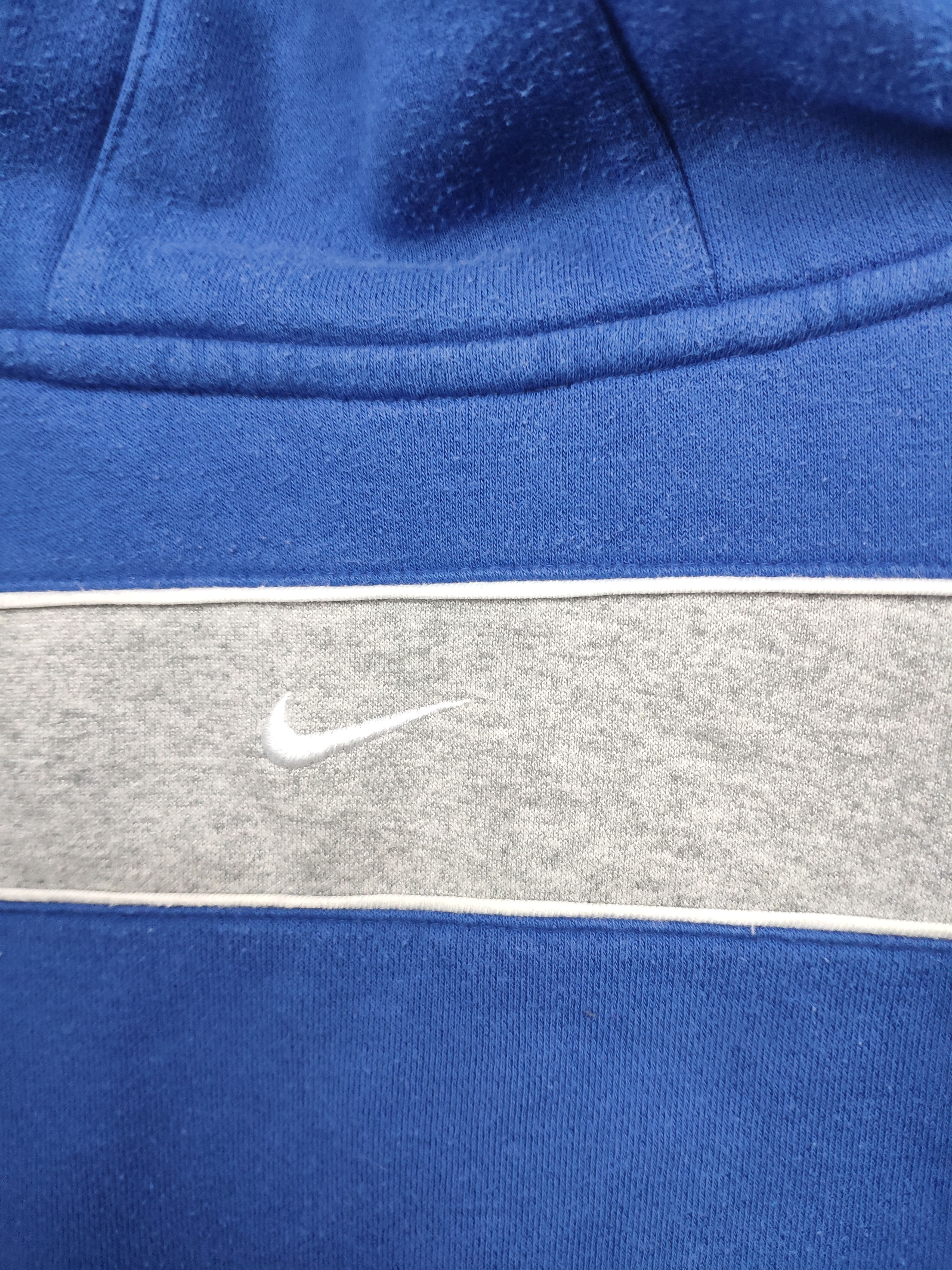 Nike × Vintage Nike vintage spellout hoodie blue sweatshirt 2000s Size US L / EU 52-54 / 3 - 8 Thumbnail