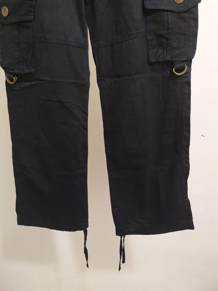 Japanese Brand 🔥Unknown Brand Drawstring hem Cargo Multi Pocket pants Size US 30 / EU 46 - 3 Thumbnail