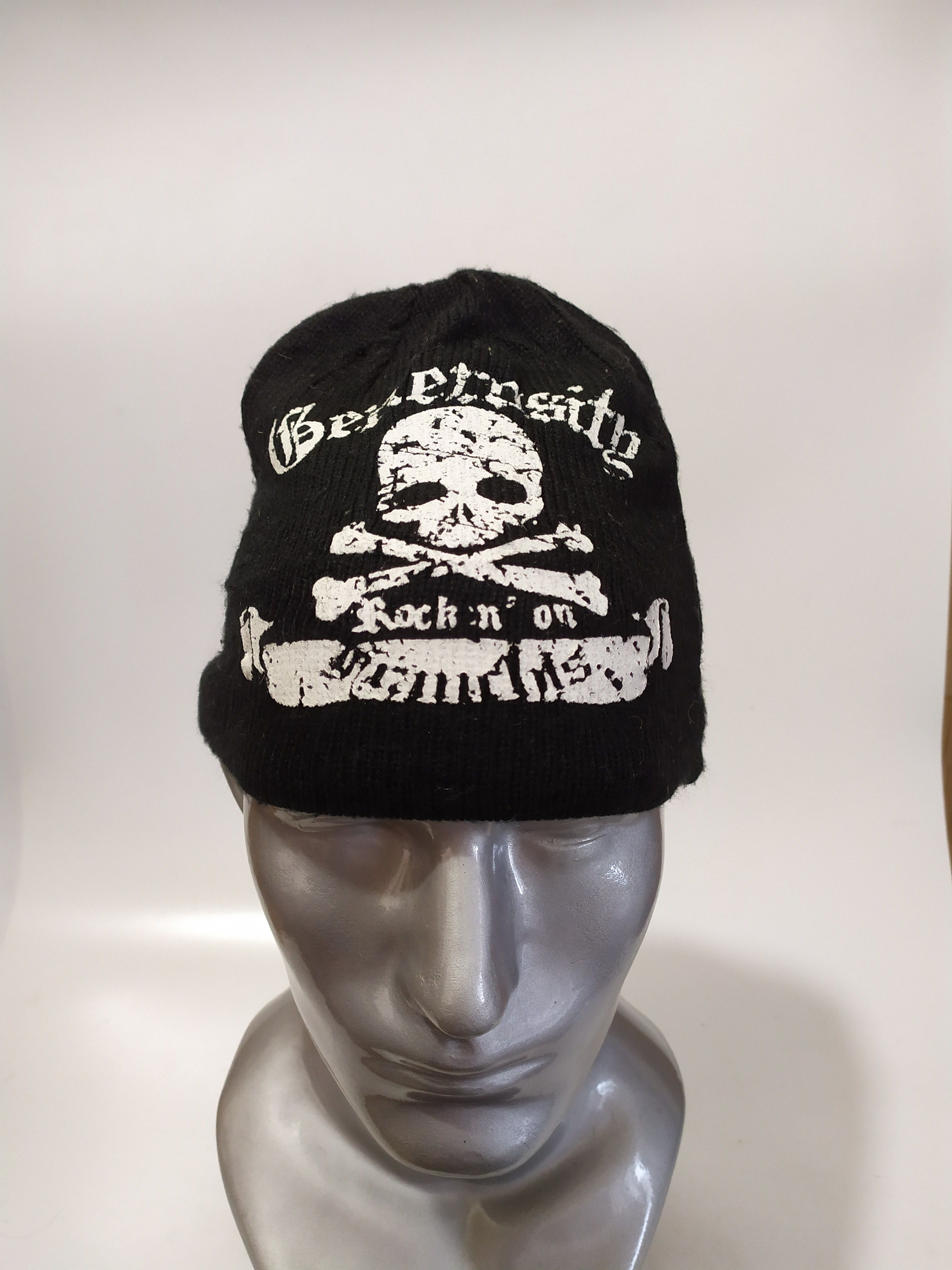 Japanese Brand 🔥Generosity Distressed Skull Punk Beanie Hats Size ONE SIZE - 1 Thumbnail