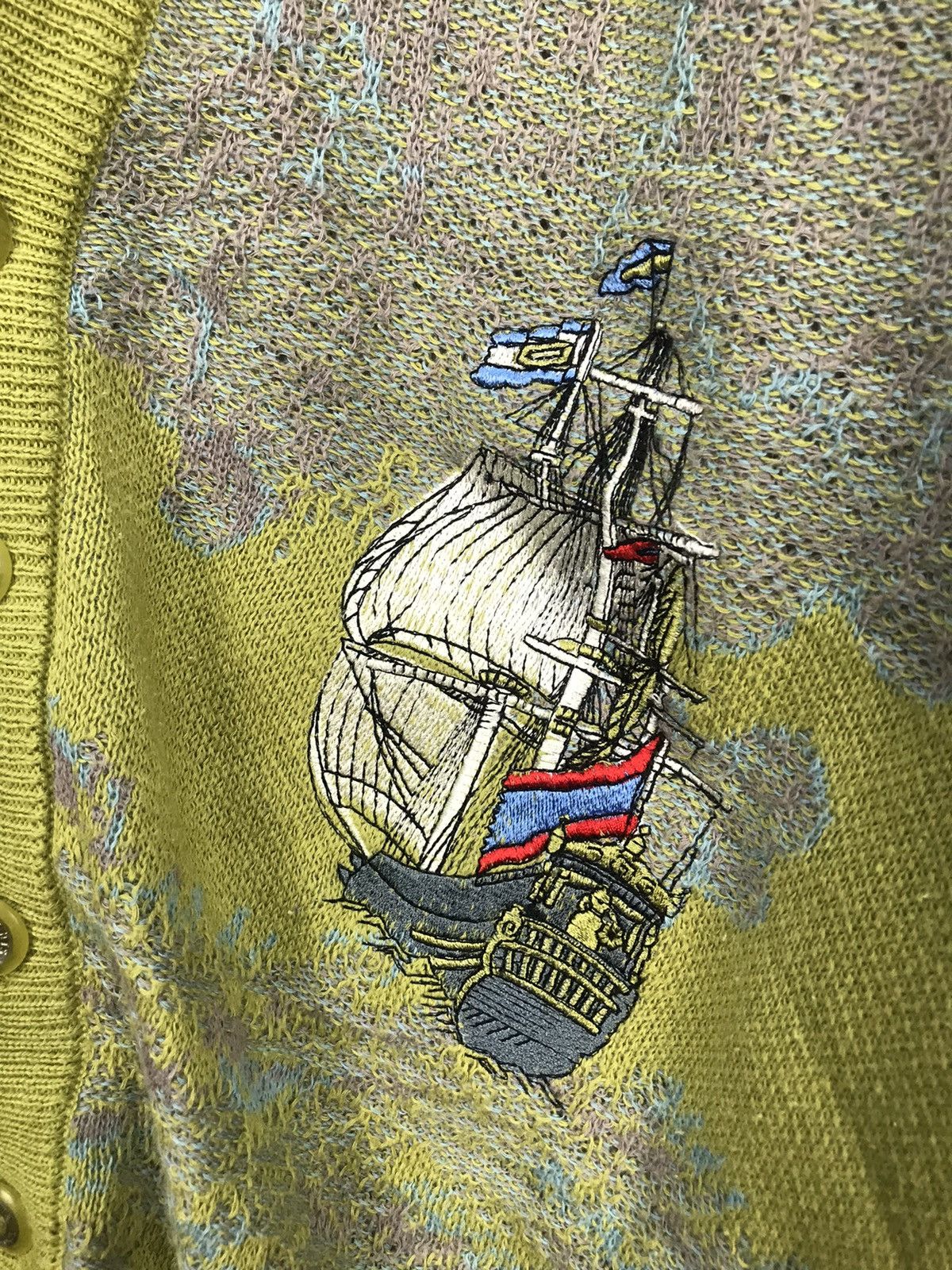 Japanese Brand × Vintage Zealzip maximum embroidered printed cardigan Size US M / EU 48-50 / 2 - 6 Thumbnail