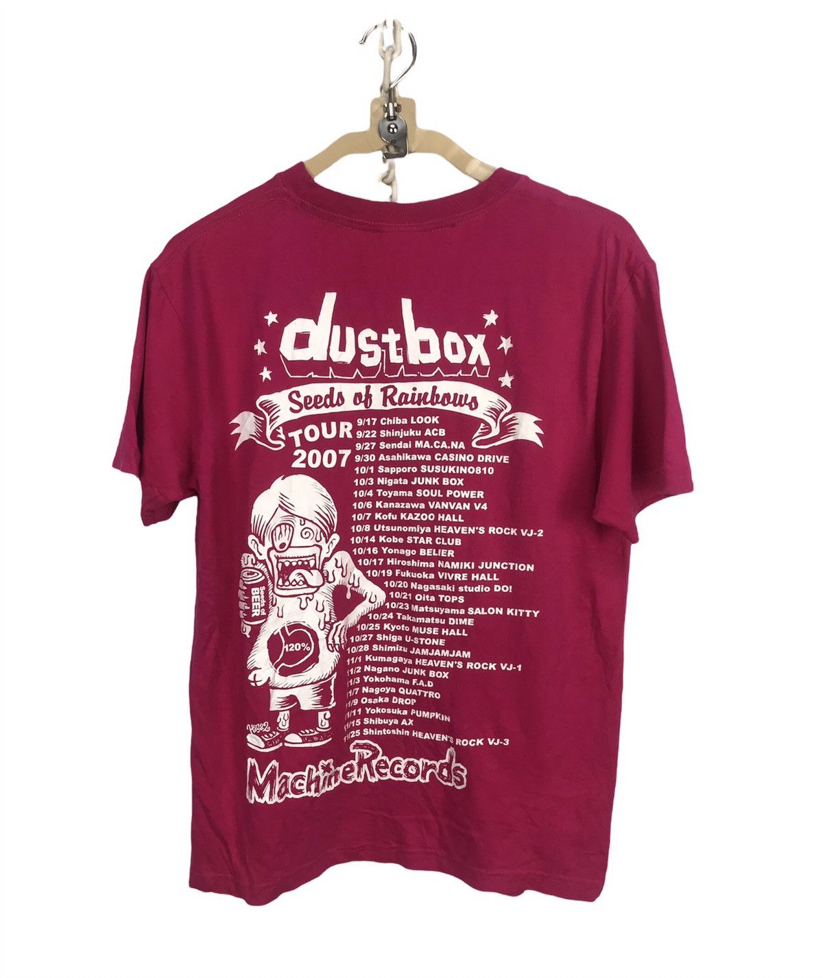 Apple × Band Tees Dushbox “seeds of rainbows” printed tour tshirt by appletee Size US M / EU 48-50 / 2 - 2 Thumbnail