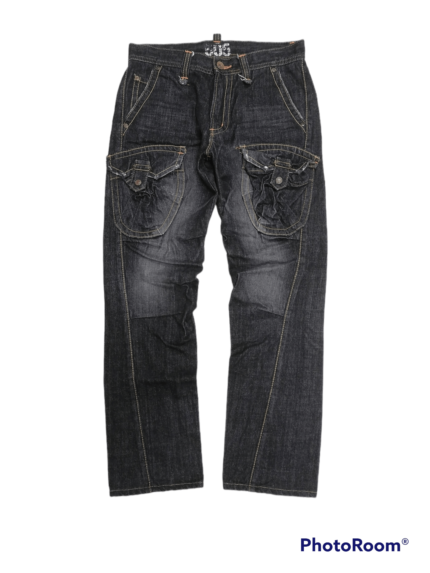 20471120 × Japanese Brand Edwin 505 Front Pocket Twist Denim Pants Size US 32 / EU 48 - 1 Thumbnail