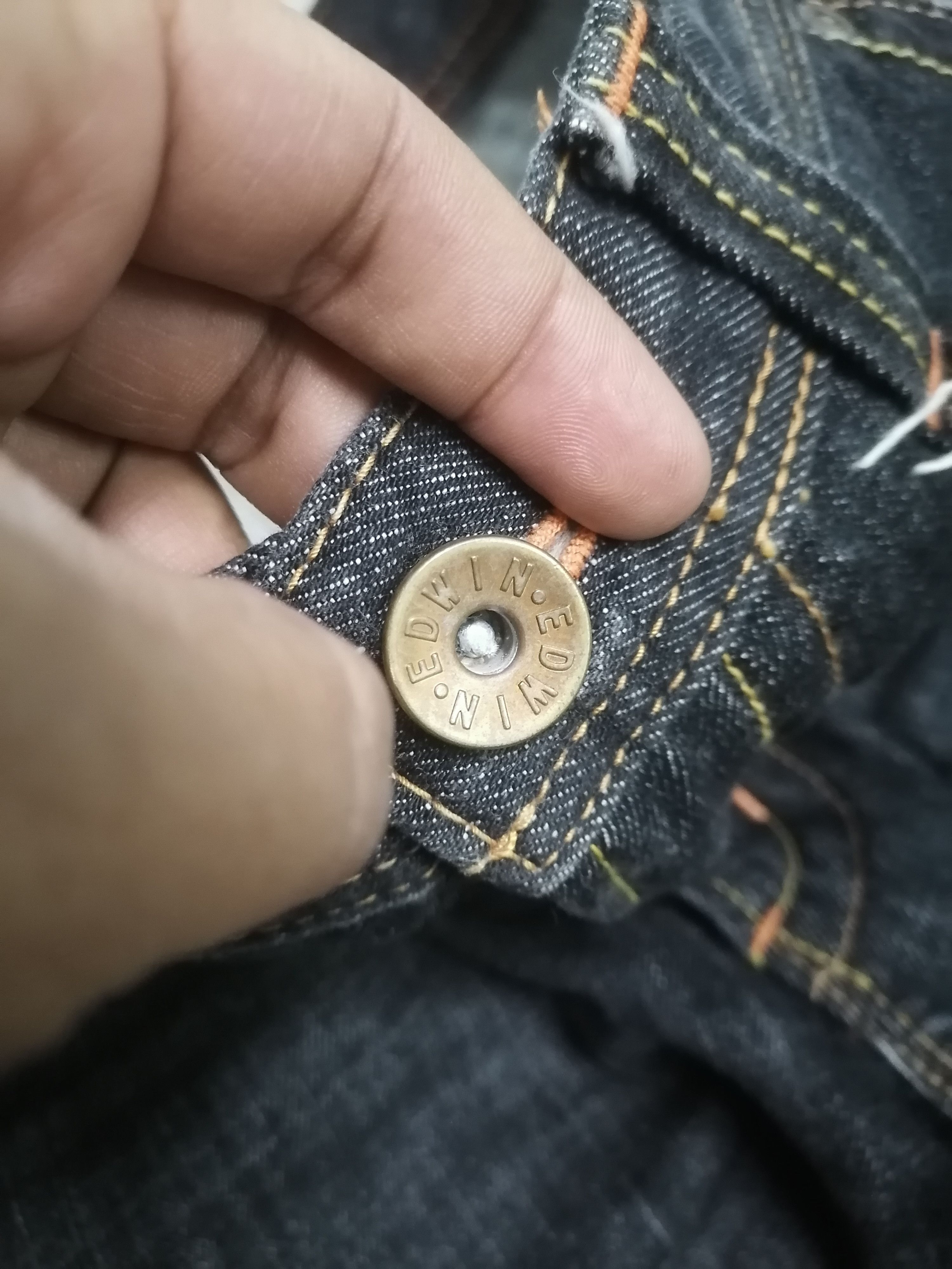 20471120 × Japanese Brand Edwin 505 Front Pocket Twist Denim Pants Size US 32 / EU 48 - 6 Thumbnail