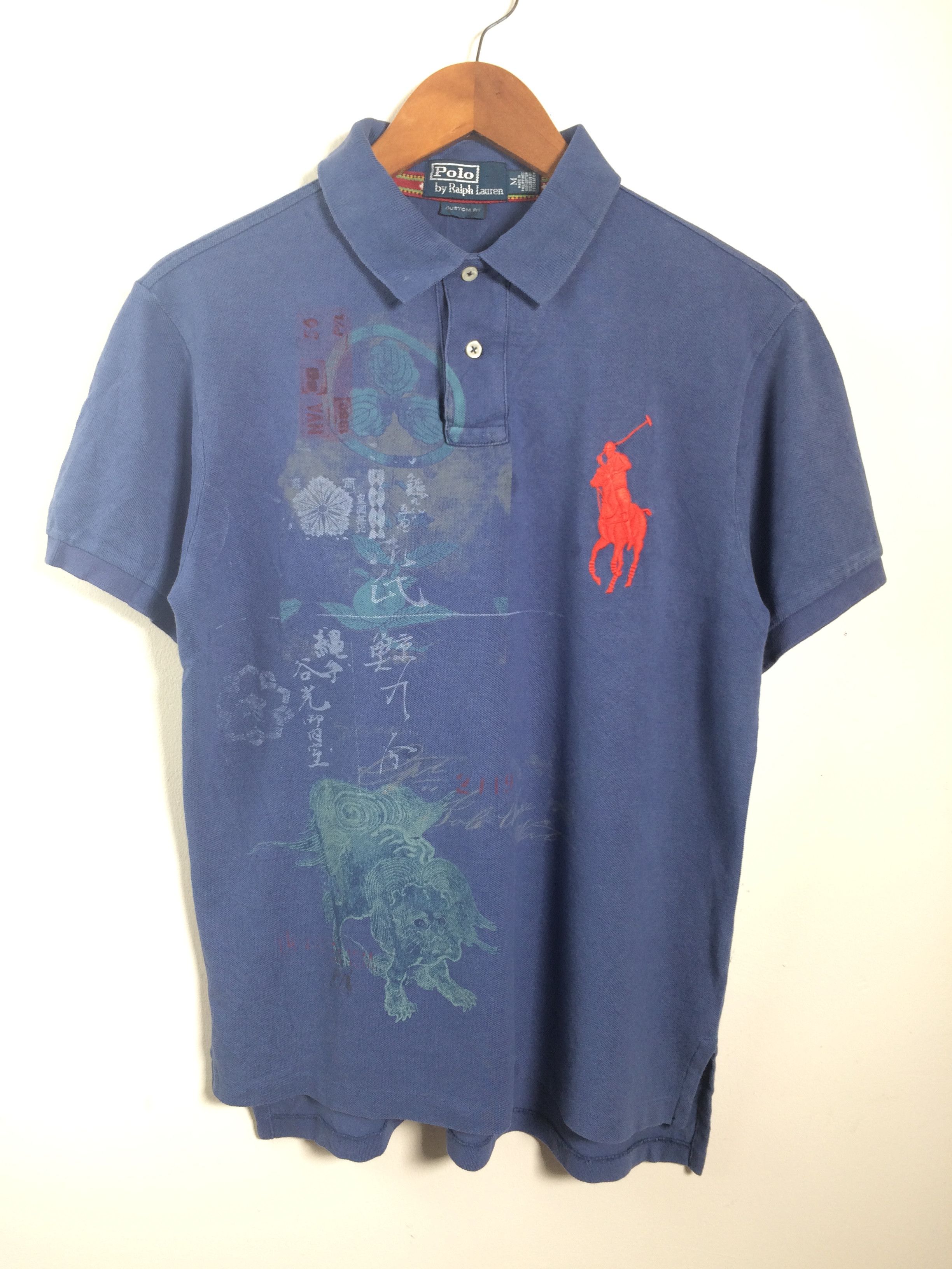 POLO RALPH LAUREN Dragon Expedition Embroidered popular Polo RARE Medium