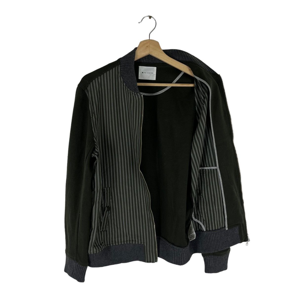 Japanese Brand VINTAGE BOMBER JACKET THE SHOP TK ISSEY MIYAKE DESIGN Size US M / EU 48-50 / 2 - 8 Thumbnail