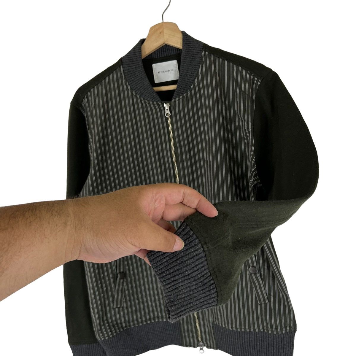 Japanese Brand VINTAGE BOMBER JACKET THE SHOP TK ISSEY MIYAKE DESIGN Size US M / EU 48-50 / 2 - 5 Thumbnail