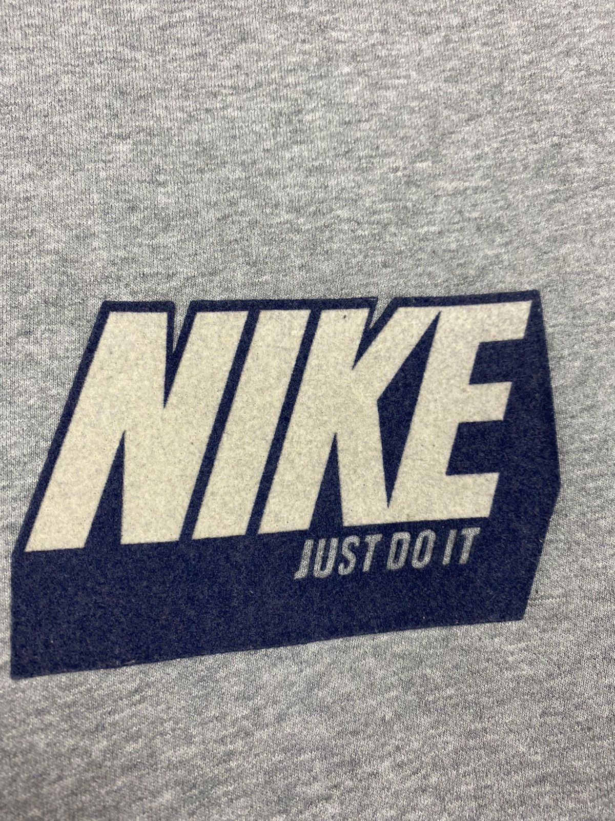 Nike × Vintage Nike vintage spellout sweatshirt grey navy 2000s Y2K Size US S / EU 44-46 / 1 - 3 Thumbnail