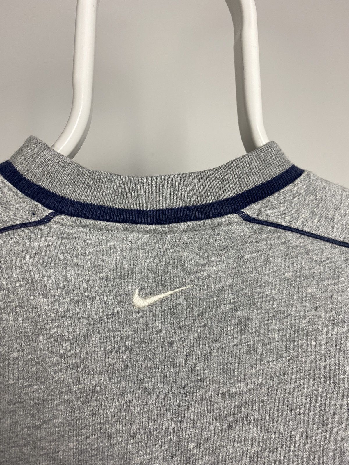 Nike × Vintage Nike vintage spellout sweatshirt grey navy 2000s Y2K Size US S / EU 44-46 / 1 - 8 Thumbnail