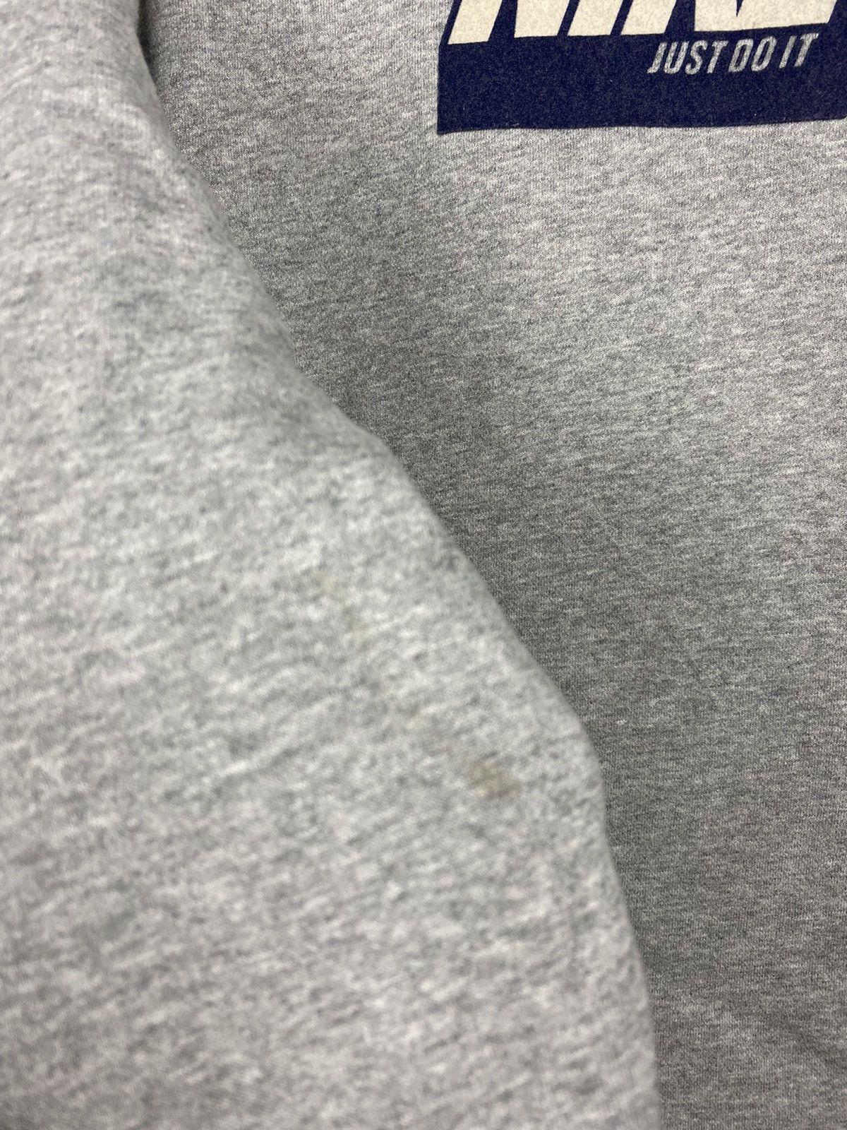 Nike × Vintage Nike vintage spellout sweatshirt grey navy 2000s Y2K Size US S / EU 44-46 / 1 - 6 Thumbnail