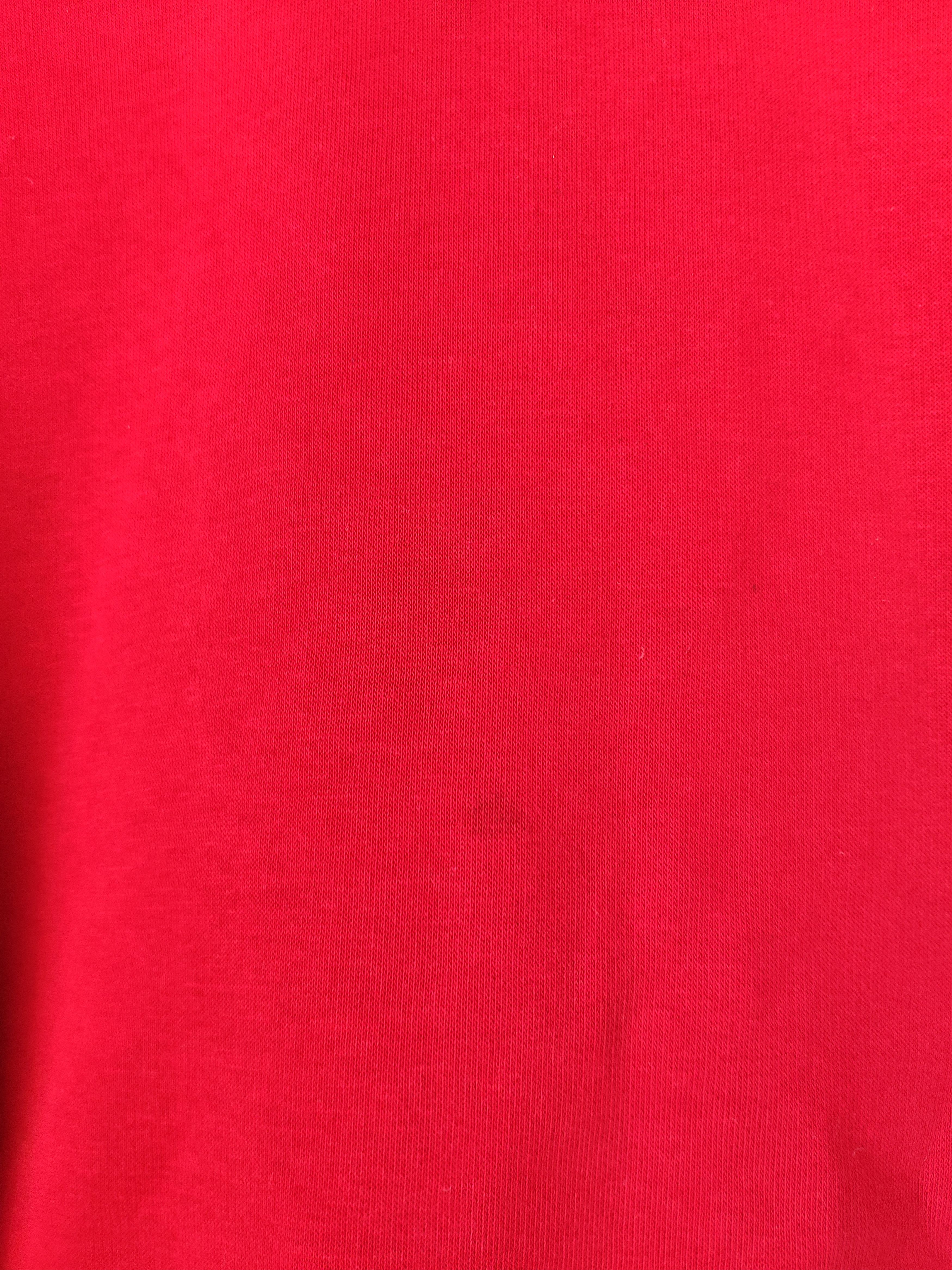 Nike × Vintage Nike vintage sweatshirt big center swoosh white on red 2000s Size US S / EU 44-46 / 1 - 6 Thumbnail