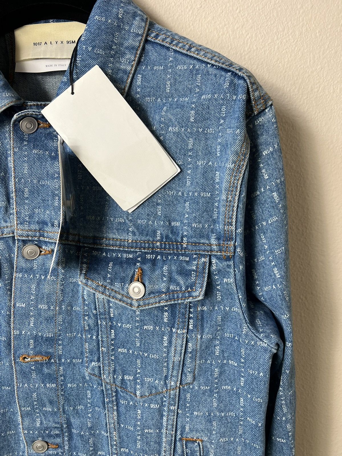 1017 ALYX 9SM 1017 ALYX 9SM Logo Denim Jacket Size US M / EU 48-50 / 2 - 3 Thumbnail
