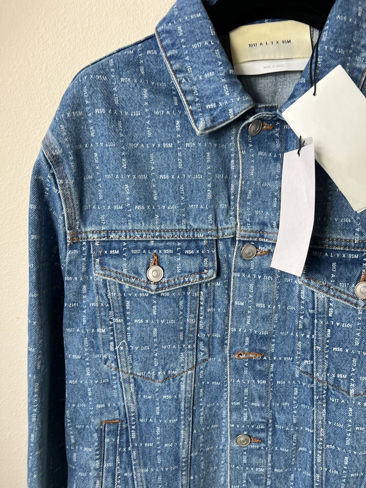 1017 ALYX 9SM 1017 ALYX 9SM Logo Denim Jacket Size US M / EU 48-50 / 2 - 2 Thumbnail