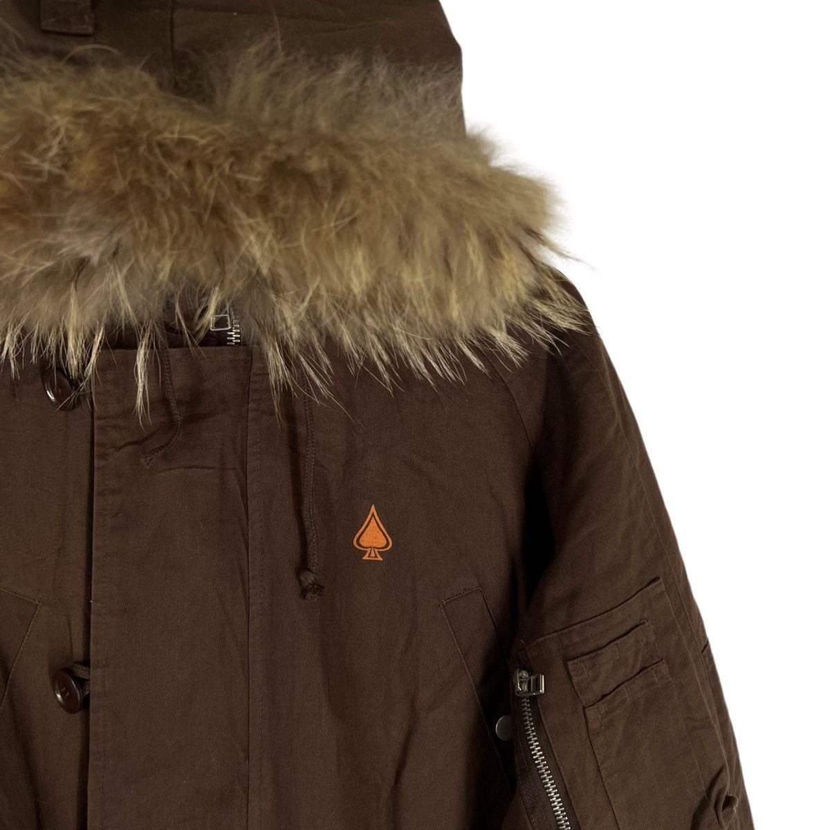 Japanese Brand VINTAGE PARKA JACKET MCD VISION MINK FUR HOODIE MILITARY Size US XL / EU 56 / 4 - 7 Thumbnail