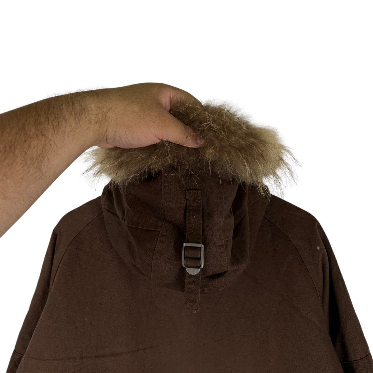 Japanese Brand VINTAGE PARKA JACKET MCD VISION MINK FUR HOODIE MILITARY Size US XL / EU 56 / 4 - 12 Thumbnail