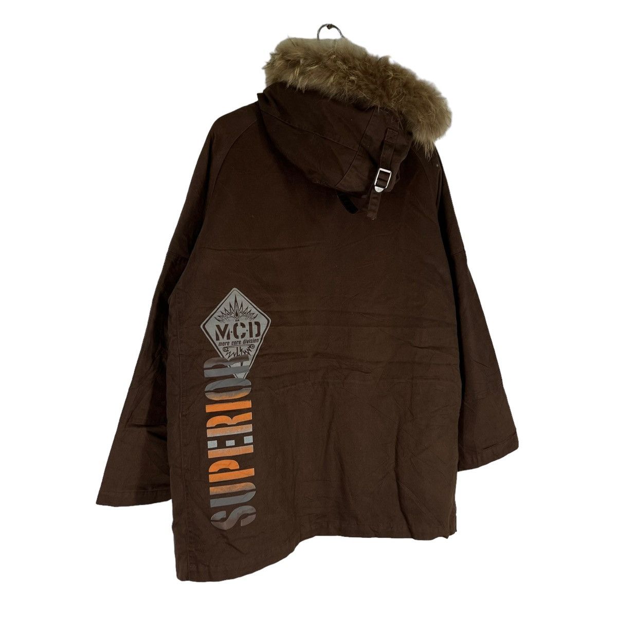 Japanese Brand VINTAGE PARKA JACKET MCD VISION MINK FUR HOODIE MILITARY Size US XL / EU 56 / 4 - 10 Thumbnail