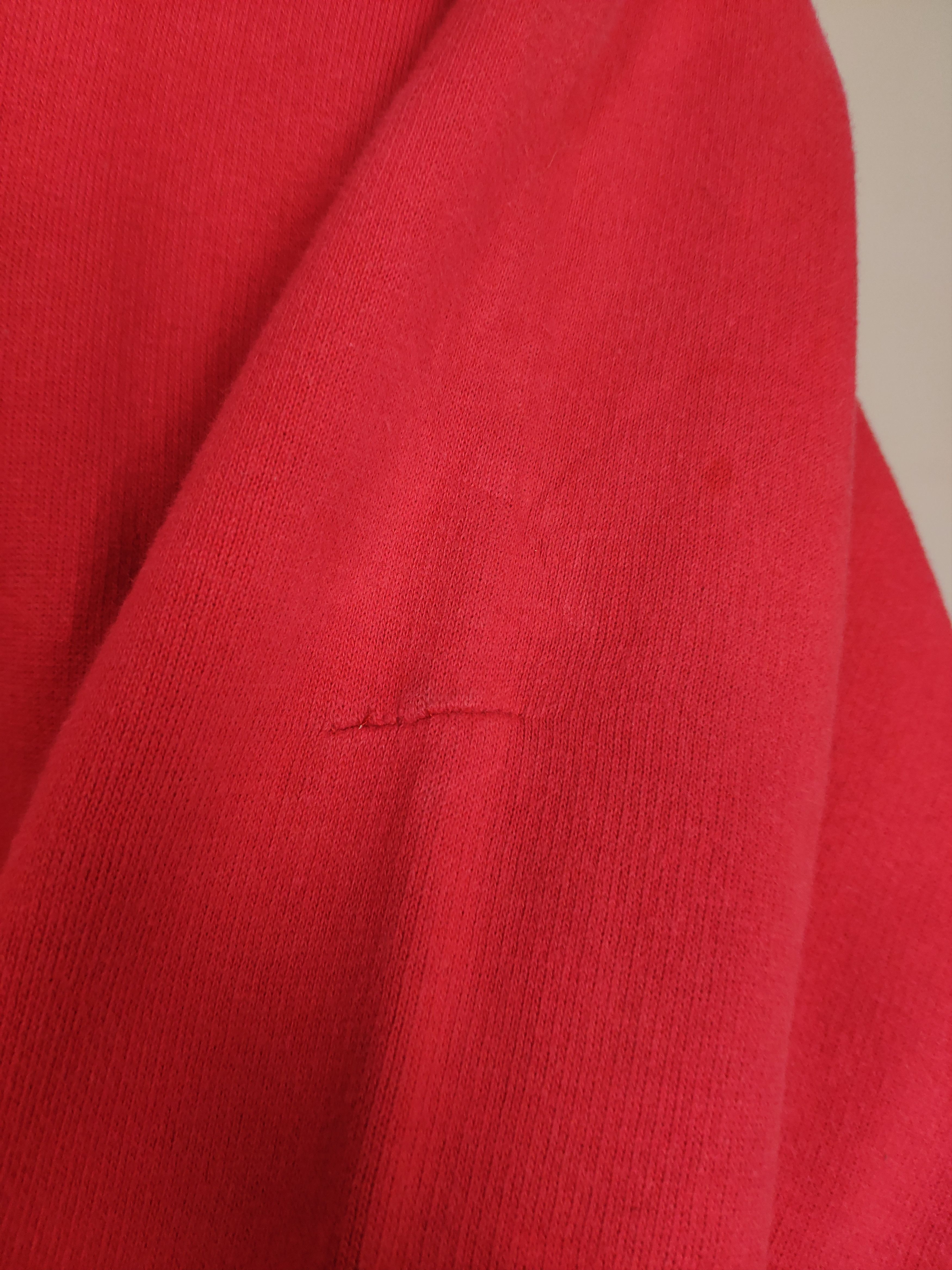 Jordan Brand × Nike × Vintage Nike Jordan vintage spellout sweatshirt red rare 90s Size US S / EU 44-46 / 1 - 6 Thumbnail
