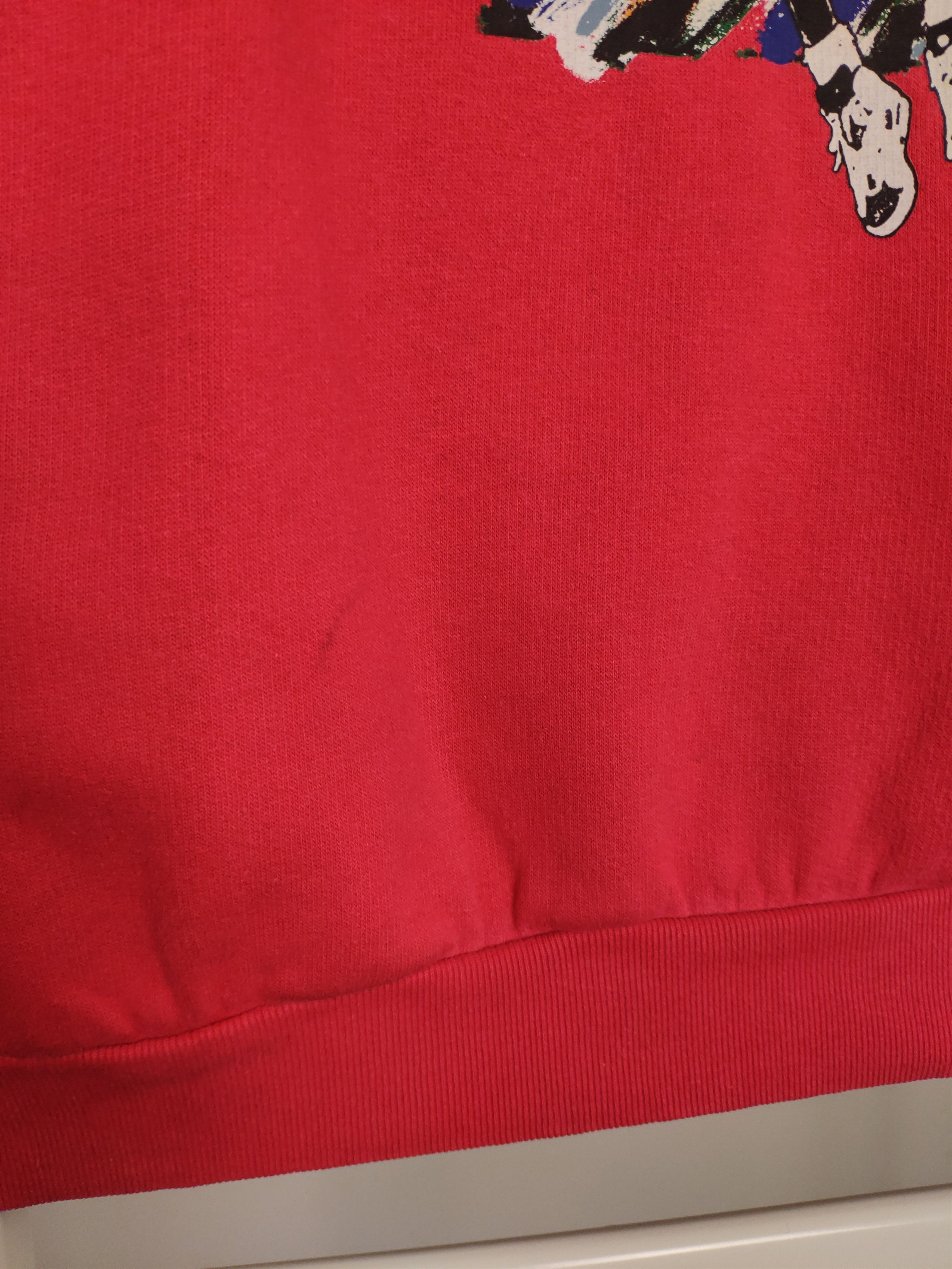Jordan Brand × Nike × Vintage Nike Jordan vintage spellout sweatshirt red rare 90s Size US S / EU 44-46 / 1 - 9 Thumbnail