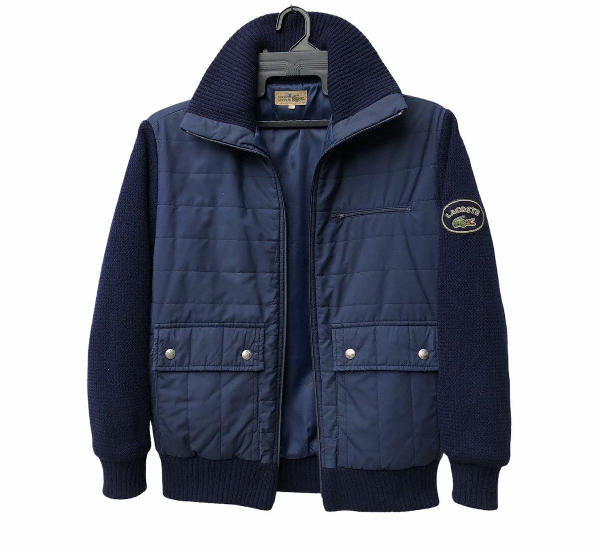 Lacoste Lacoste Long Sleeves Cotton Inside Jacket BlousonBlue Size US S / EU 44-46 / 1 - 2 Thumbnail