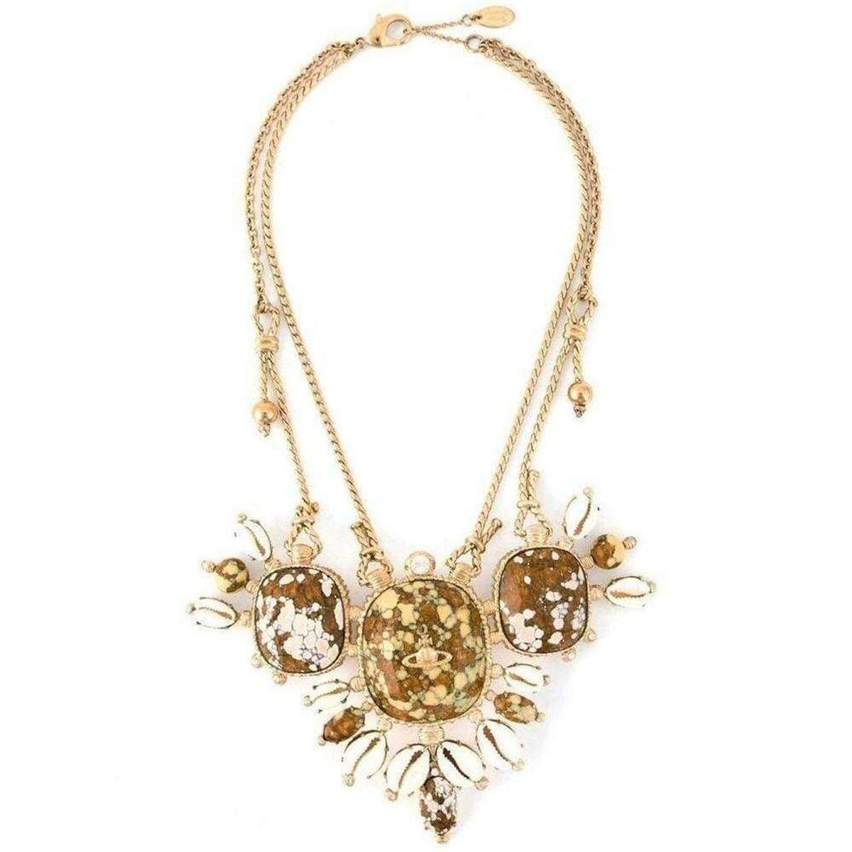Vivienne Westwood Gold Plated Lusaka Necklace Size ONE SIZE - 1 Thumbnail
