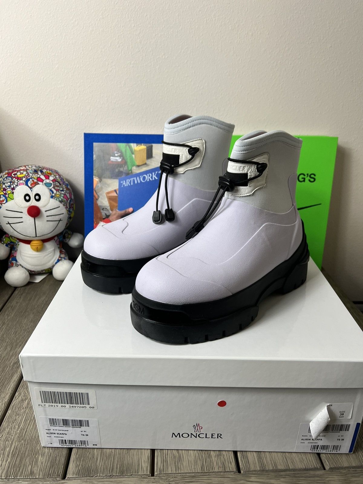 1017 ALYX 9SM × Moncler Moncler 1017 ALYX 9SM ALLISON SCARPA BOOTS Size US 6.5 / EU 39-40 - 1 Thumbnail