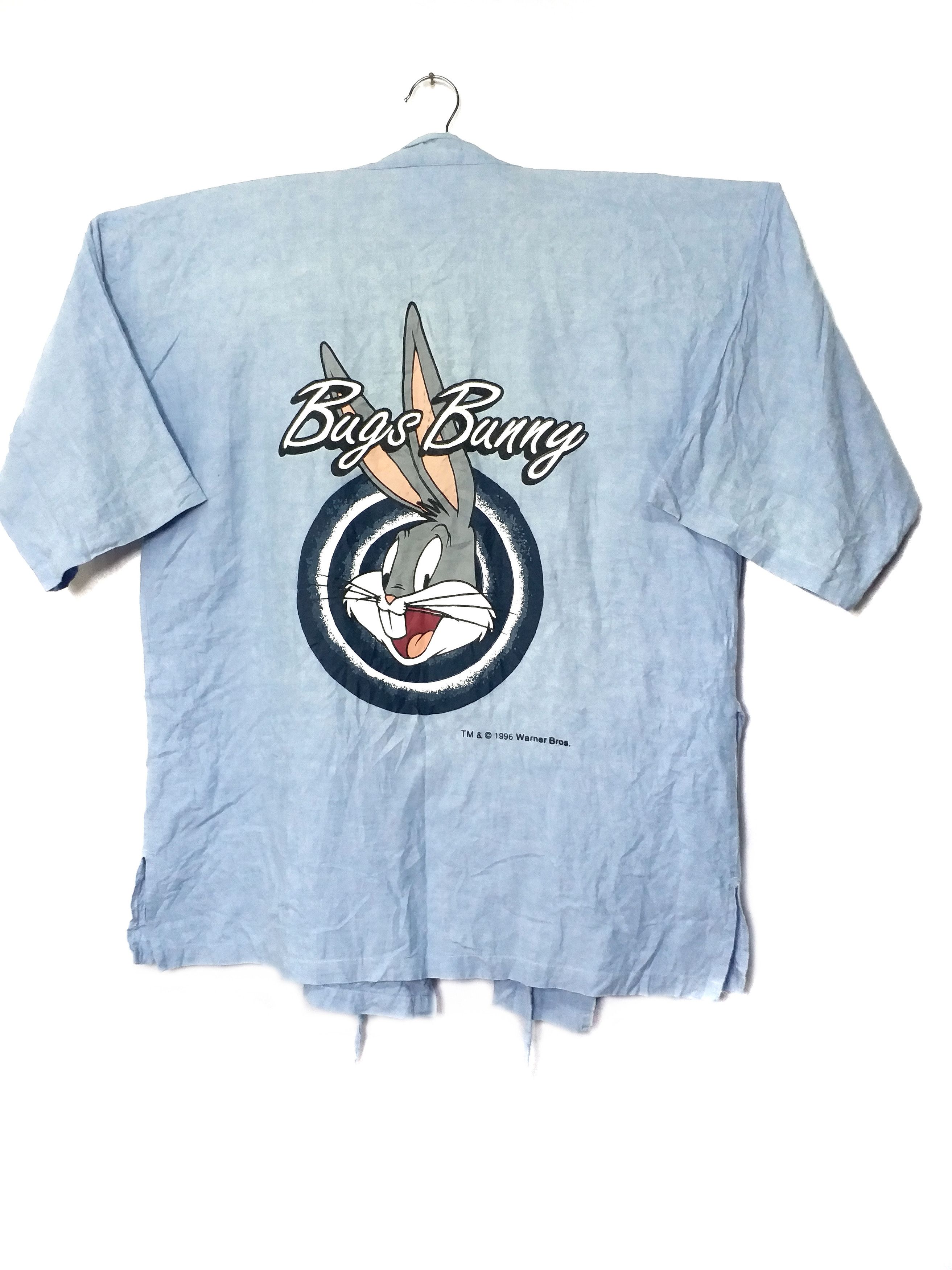 Japanese Brand ❌RARE COLLECTOR 🔥1996 Kimono Hanten Bugs BUNNY Warner Bros Size US M / EU 48-50 / 2 - 1 Thumbnail