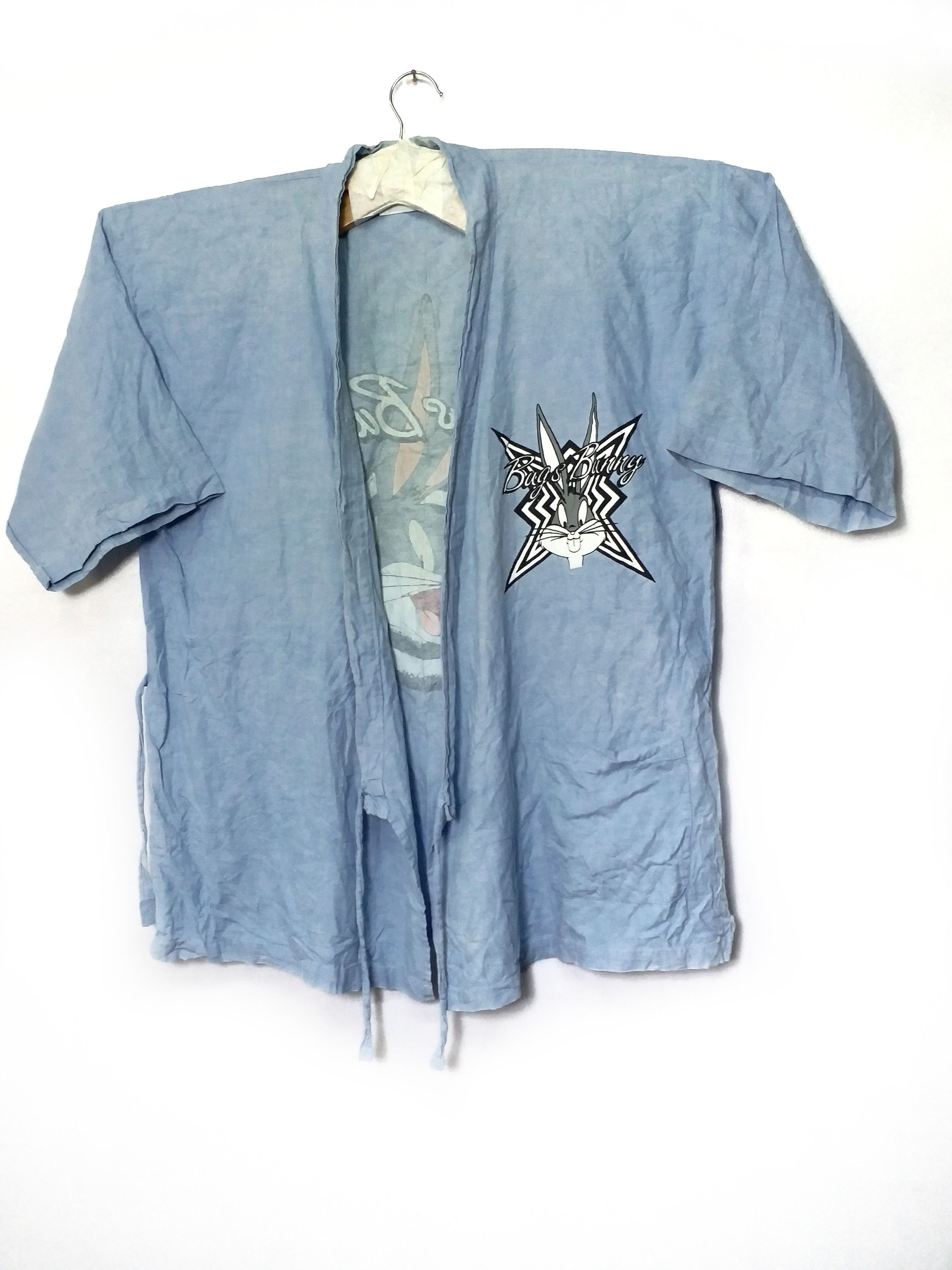 Japanese Brand ❌RARE COLLECTOR 🔥1996 Kimono Hanten Bugs BUNNY Warner Bros Size US M / EU 48-50 / 2 - 2 Thumbnail