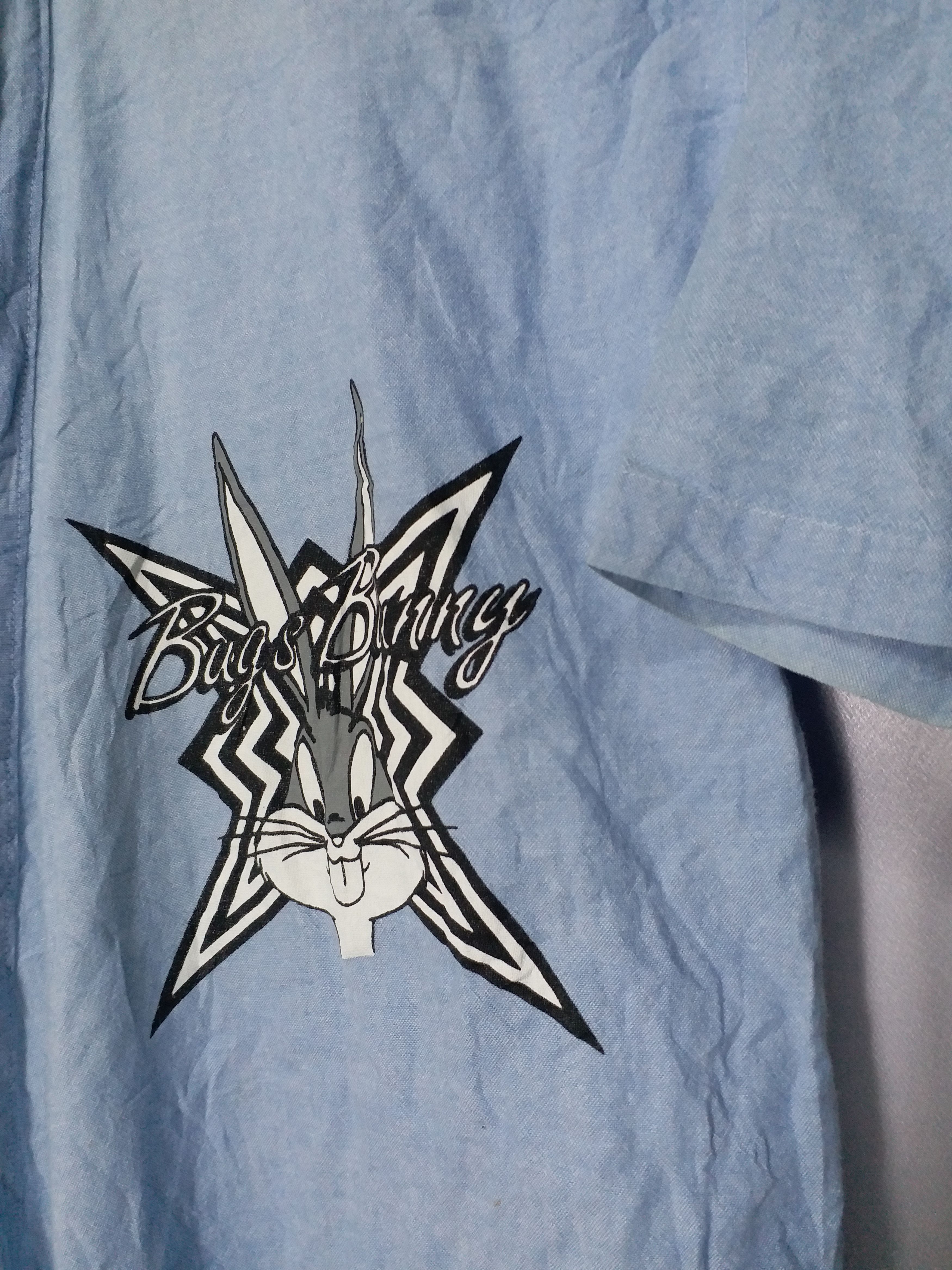 Japanese Brand ❌RARE COLLECTOR 🔥1996 Kimono Hanten Bugs BUNNY Warner Bros Size US M / EU 48-50 / 2 - 3 Thumbnail