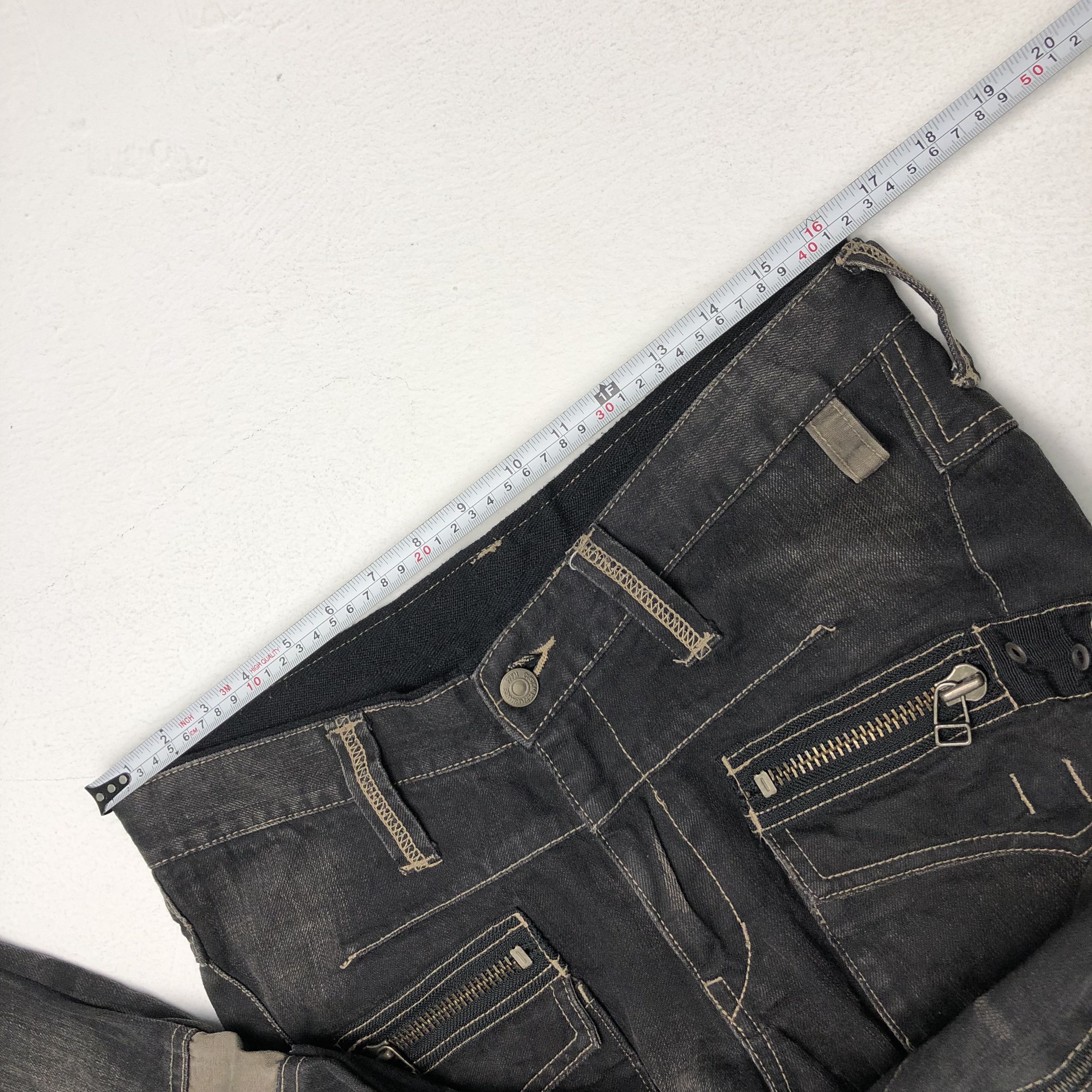 PPFM × Seditionaries × Vintage Vintage PPFM Punk Style Multi pocket Design Denim Jeans Size US 33 - 7 Thumbnail
