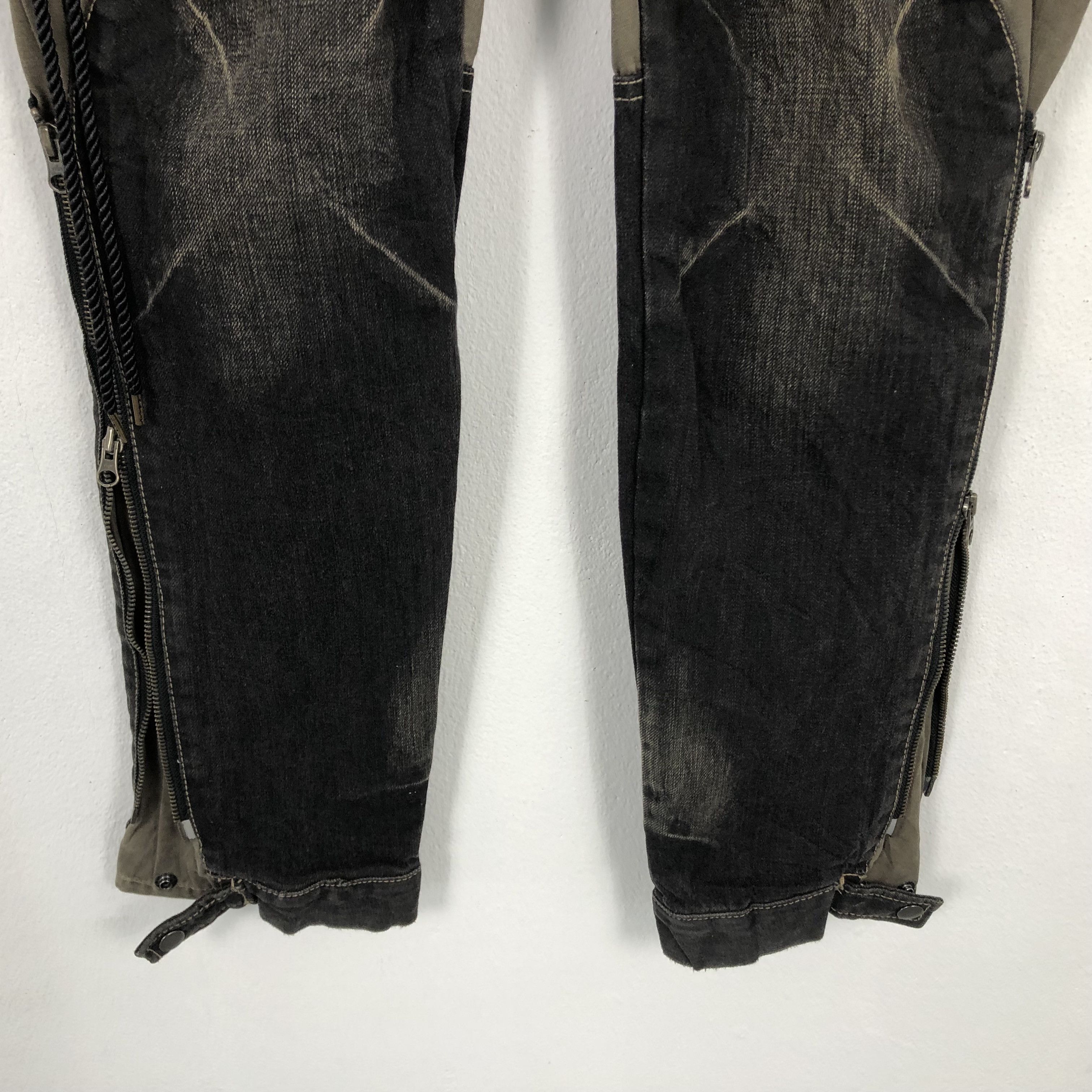 PPFM × Seditionaries × Vintage Vintage PPFM Punk Style Multi pocket Design Denim Jeans Size US 33 - 3 Thumbnail