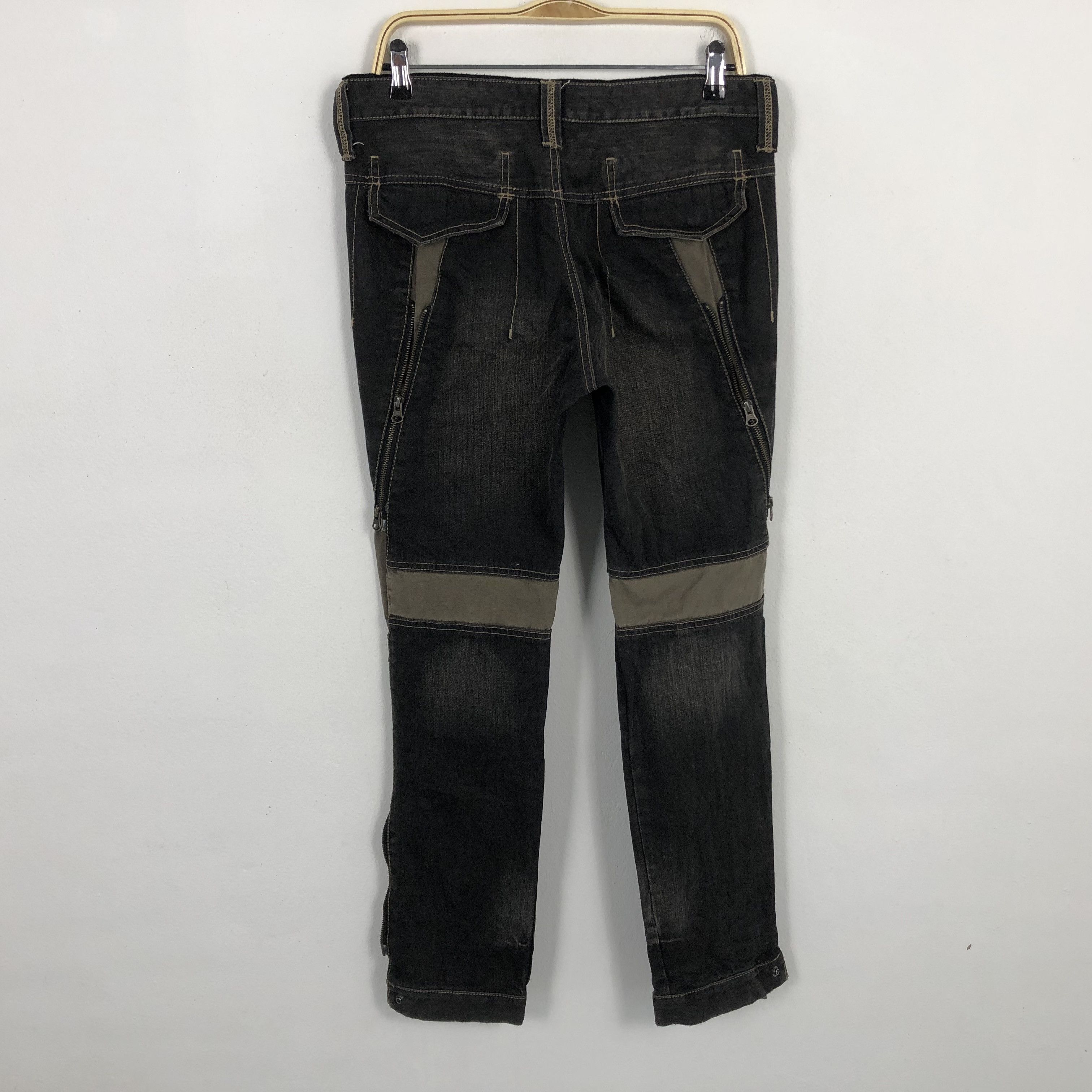 PPFM × Seditionaries × Vintage Vintage PPFM Punk Style Multi pocket Design Denim Jeans Size US 33 - 4 Thumbnail