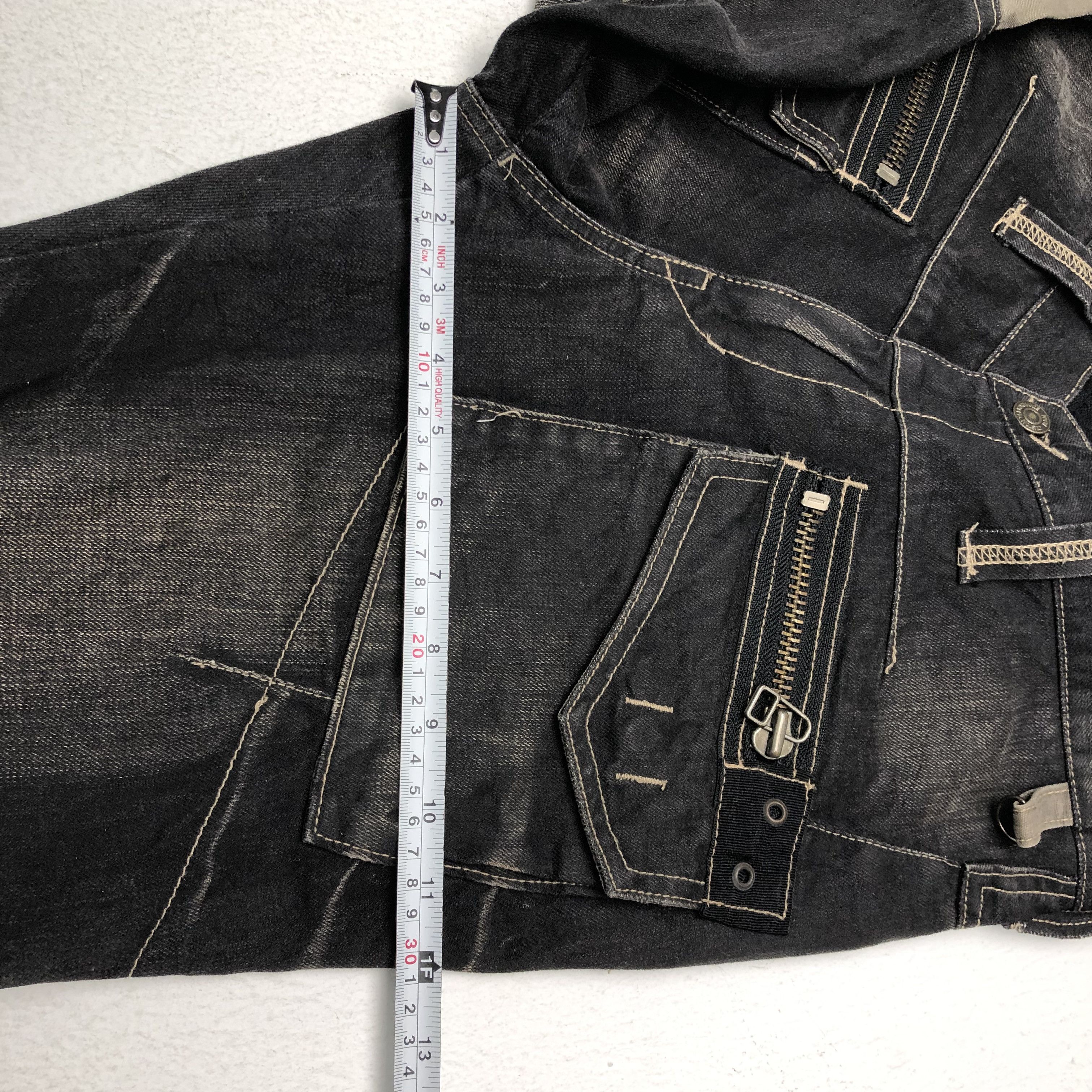 PPFM × Seditionaries × Vintage Vintage PPFM Punk Style Multi pocket Design Denim Jeans Size US 33 - 9 Thumbnail
