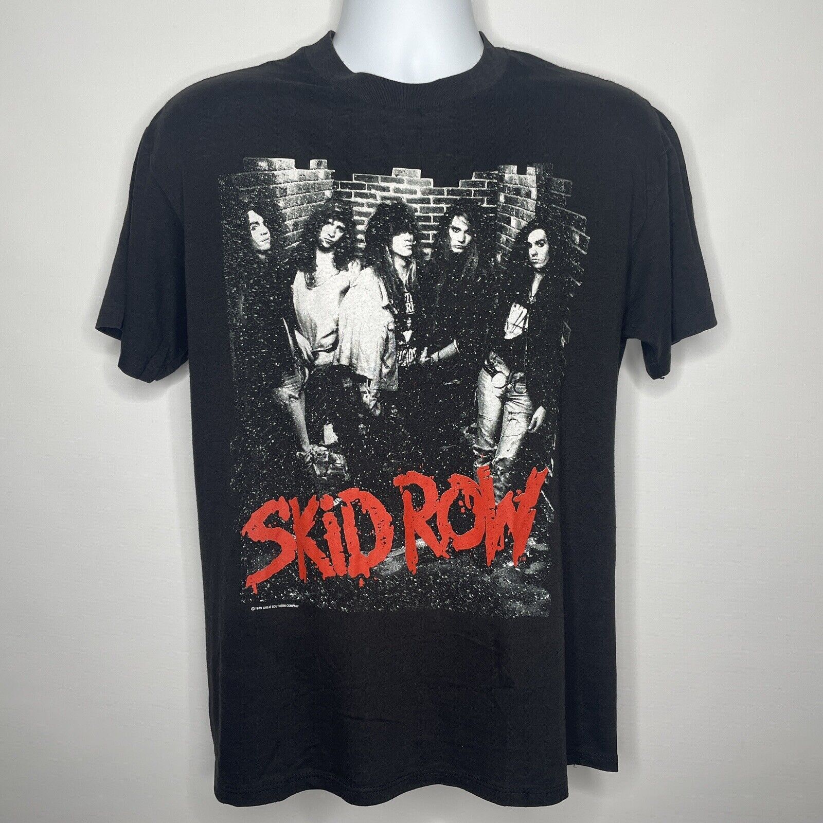 Vintage 1989 Skid Row Youth Gone Wild Sebastian Bach Black T-shirt ...