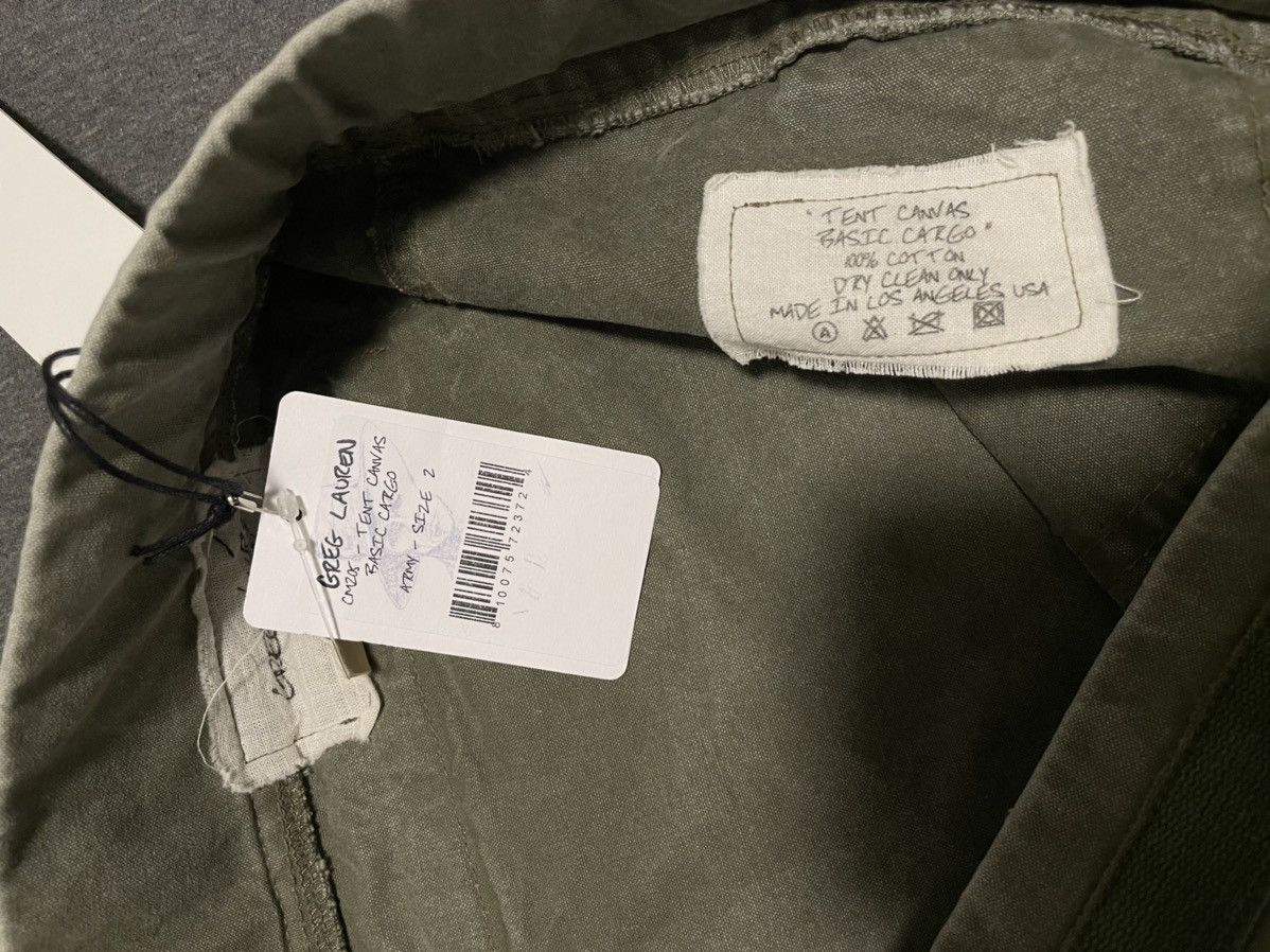 Greg Lauren Greg Lauren Army Tent Cropped Cargo Trousers Size US 32 / EU 48 - 9 Thumbnail