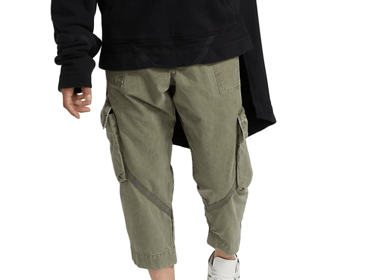 Greg Lauren Greg Lauren Army Tent Cropped Cargo Trousers Size US 32 / EU 48 - 5 Thumbnail